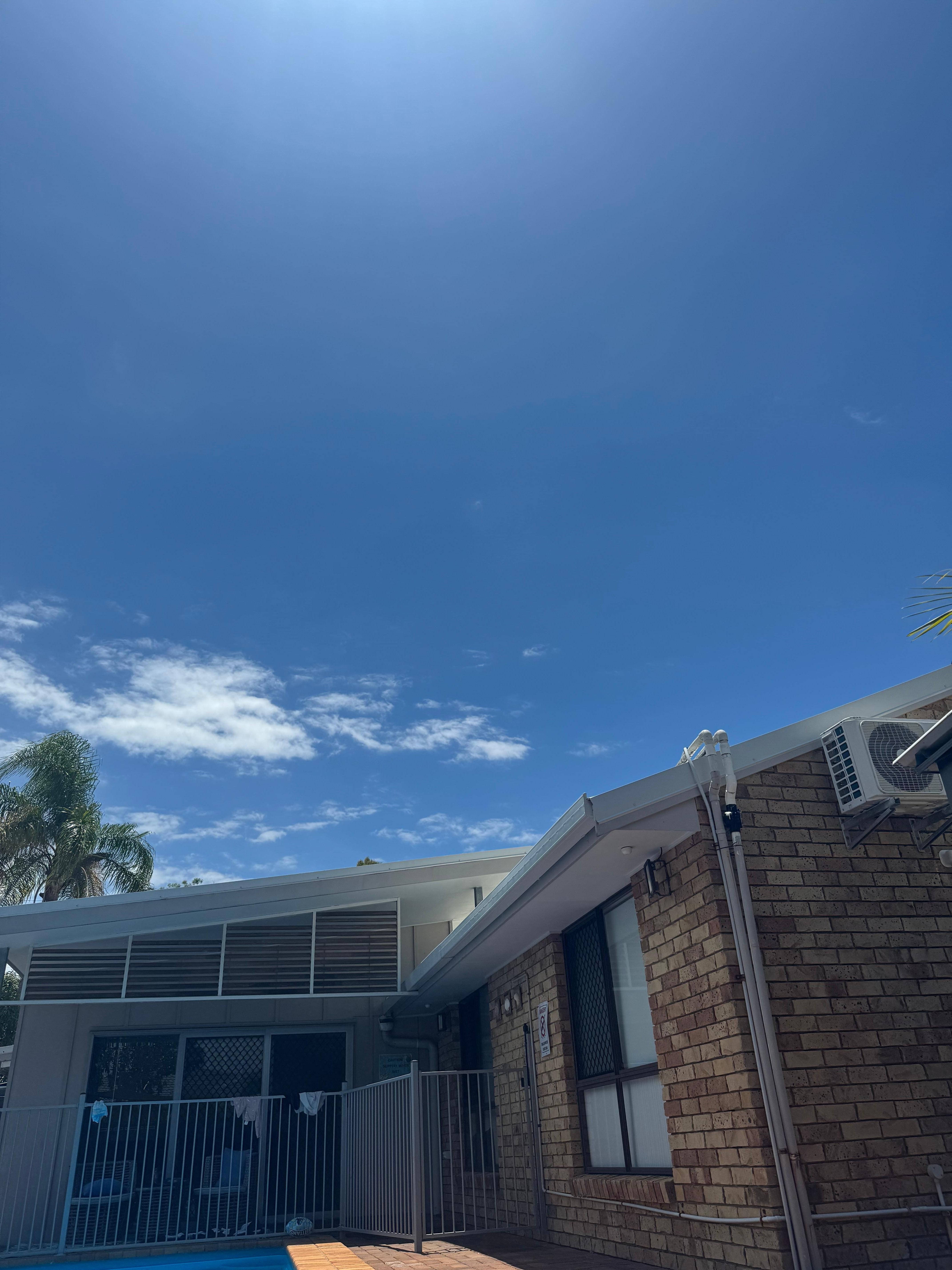 Beautiful weather and a lovely home to stay at