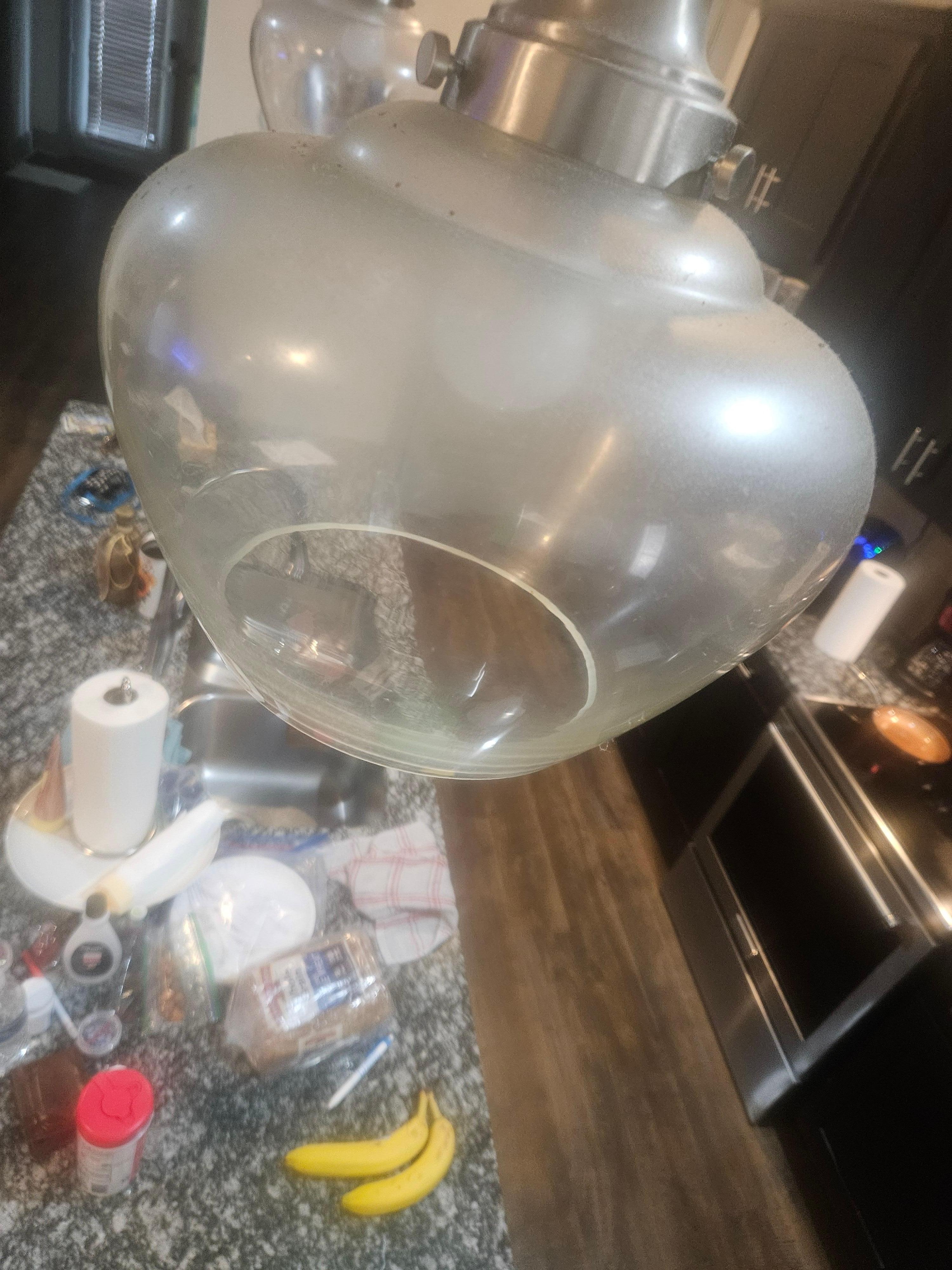 Lights above kitchen island 