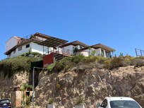 The hotel on a hill