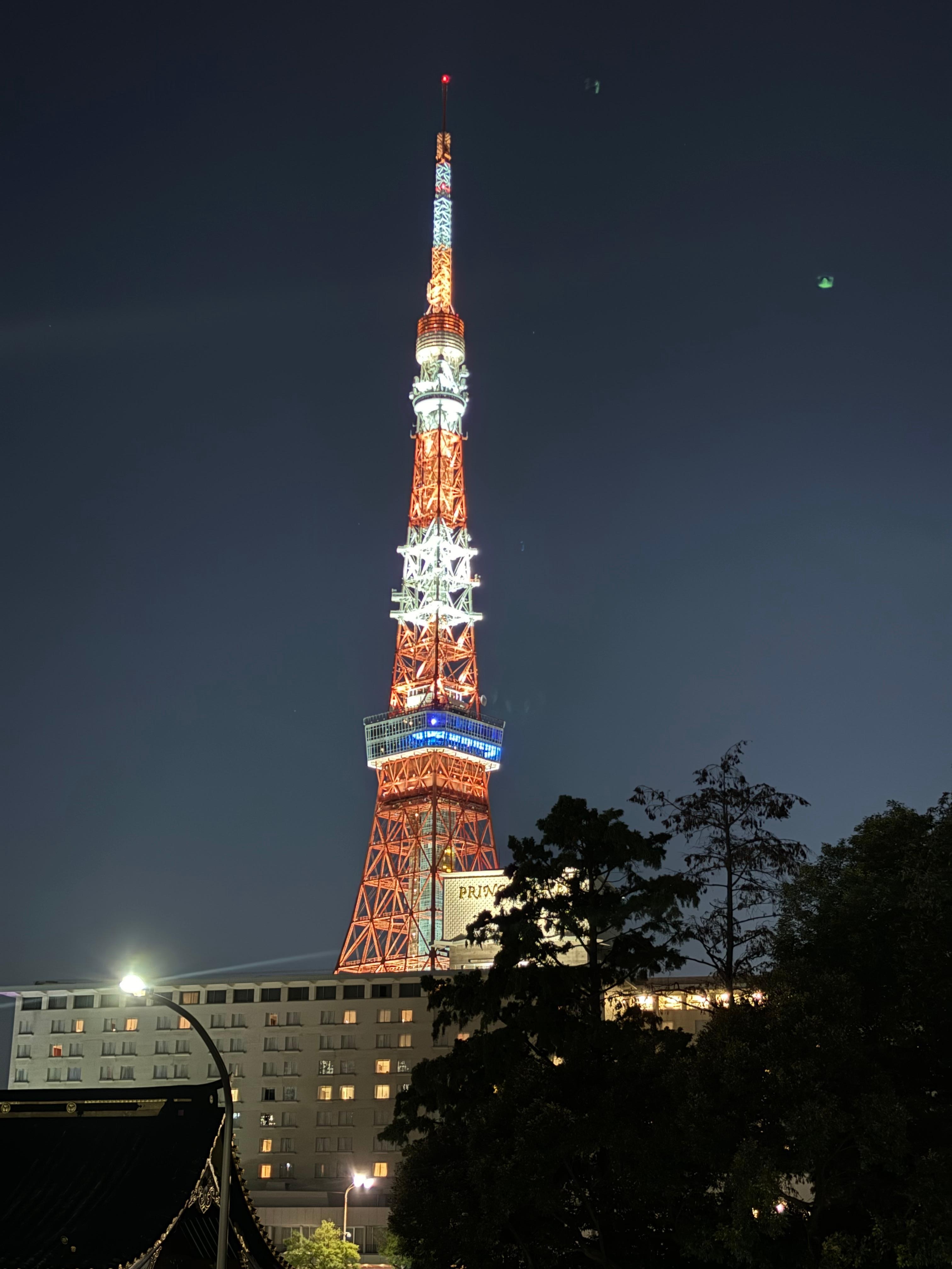 芝公園的東京鐵塔