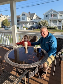 Morning coffee on the front porch!