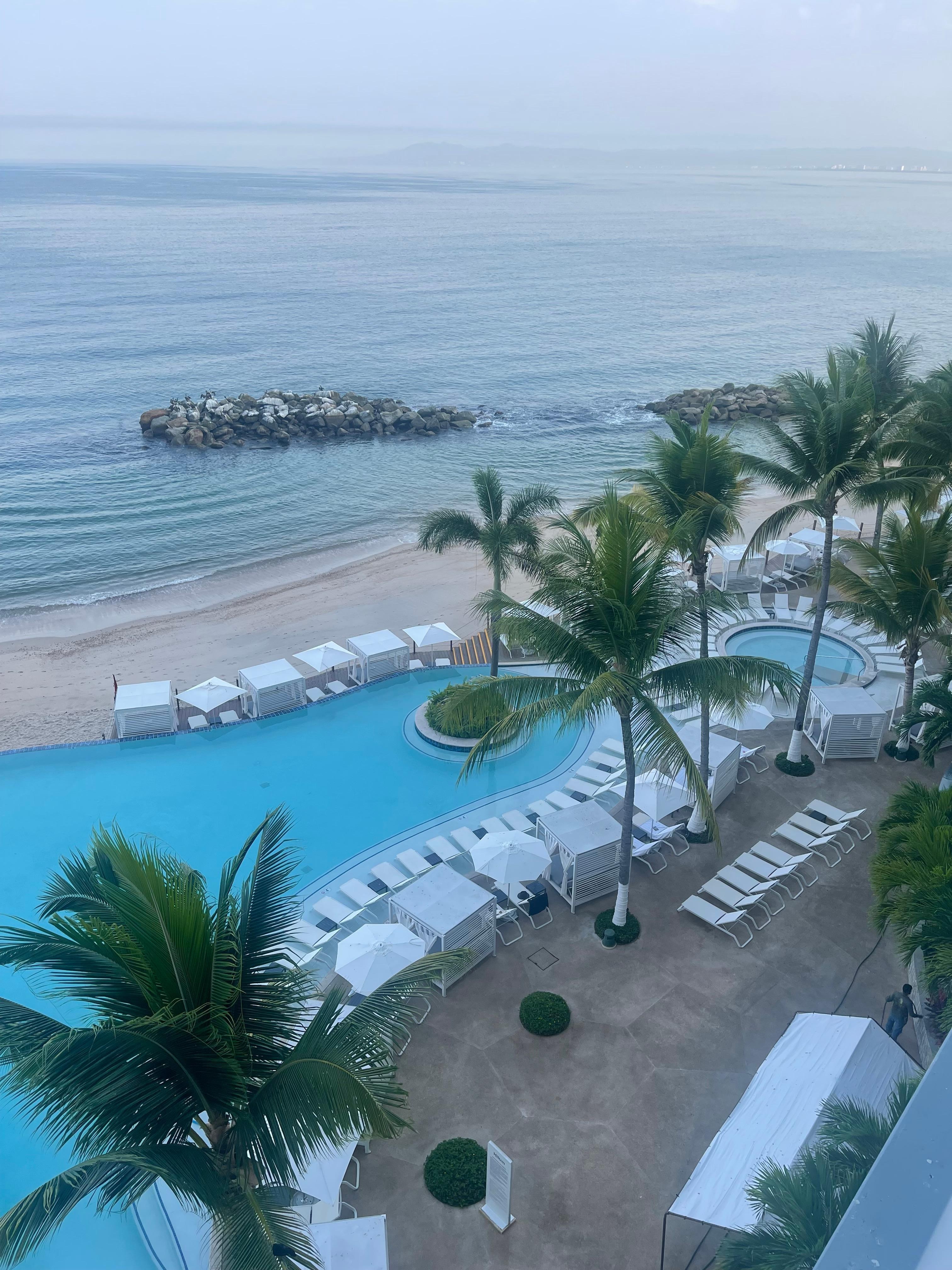 An amazing view from our room 