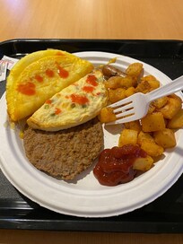 Warm breakfast options