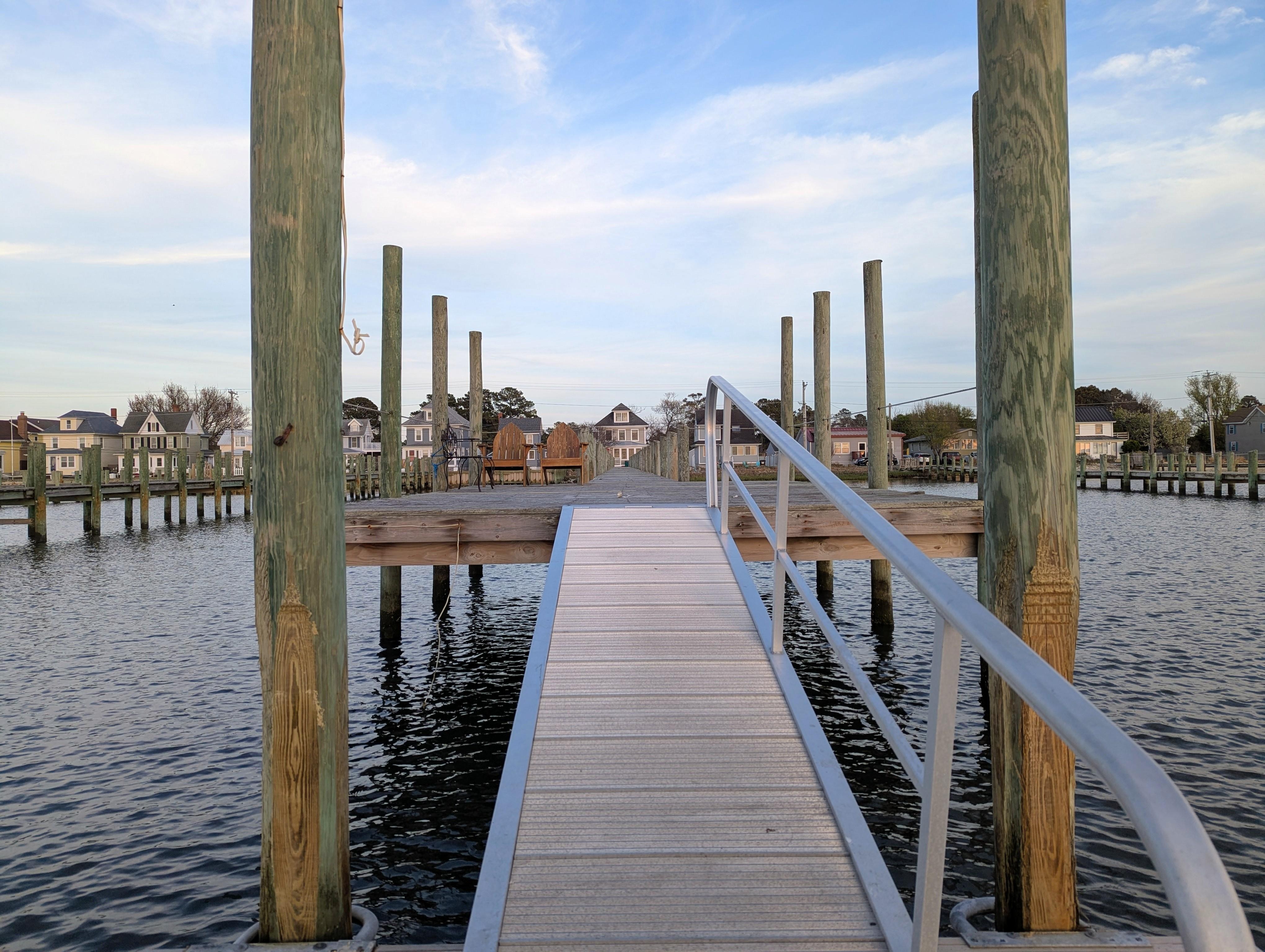 View of the house from the dock 