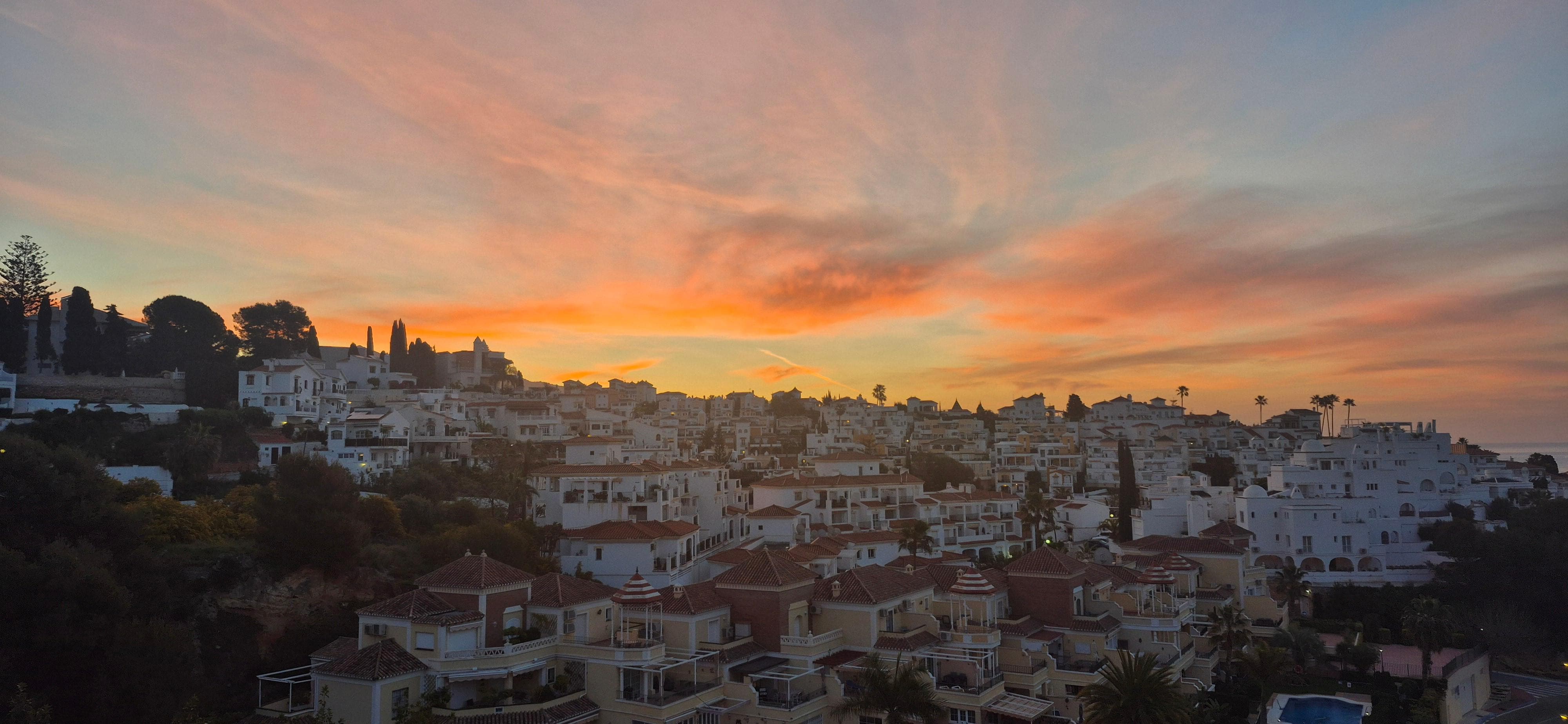 Zonsopgang vanaf ons terras