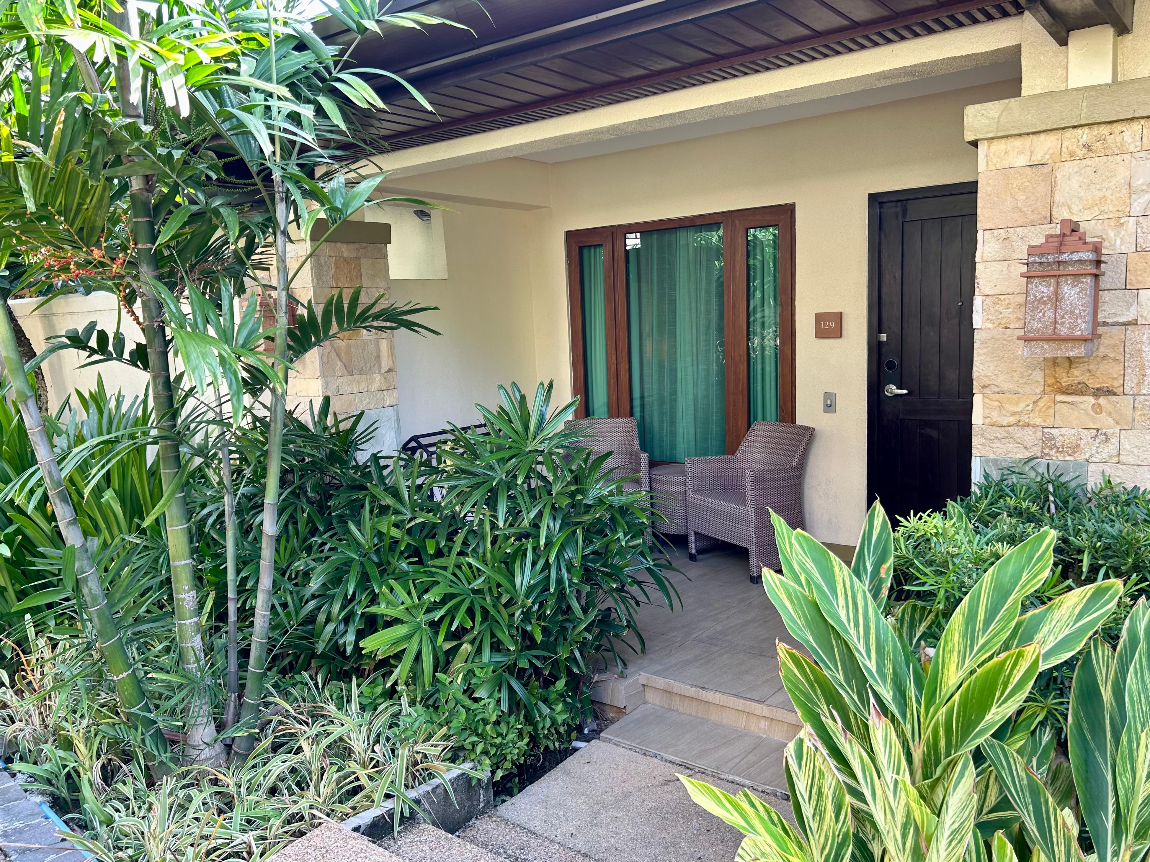 Guest room patio