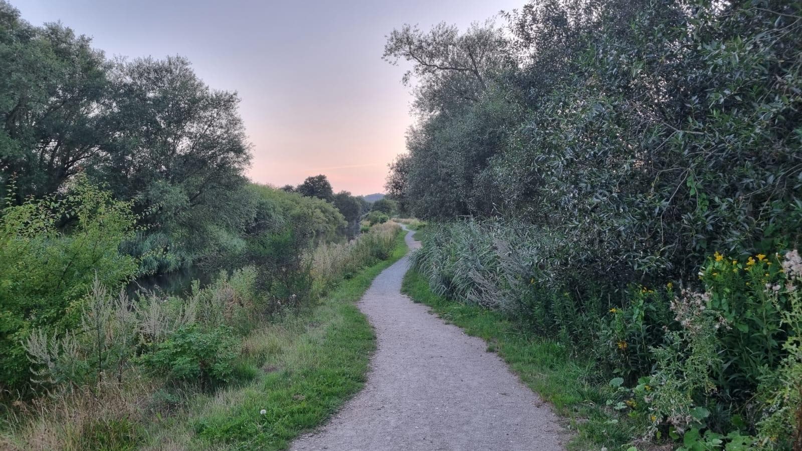 Wandelroute achter het hotel