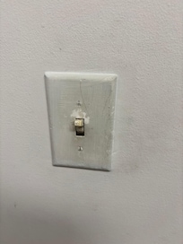 Discussing light switches that had never been washed