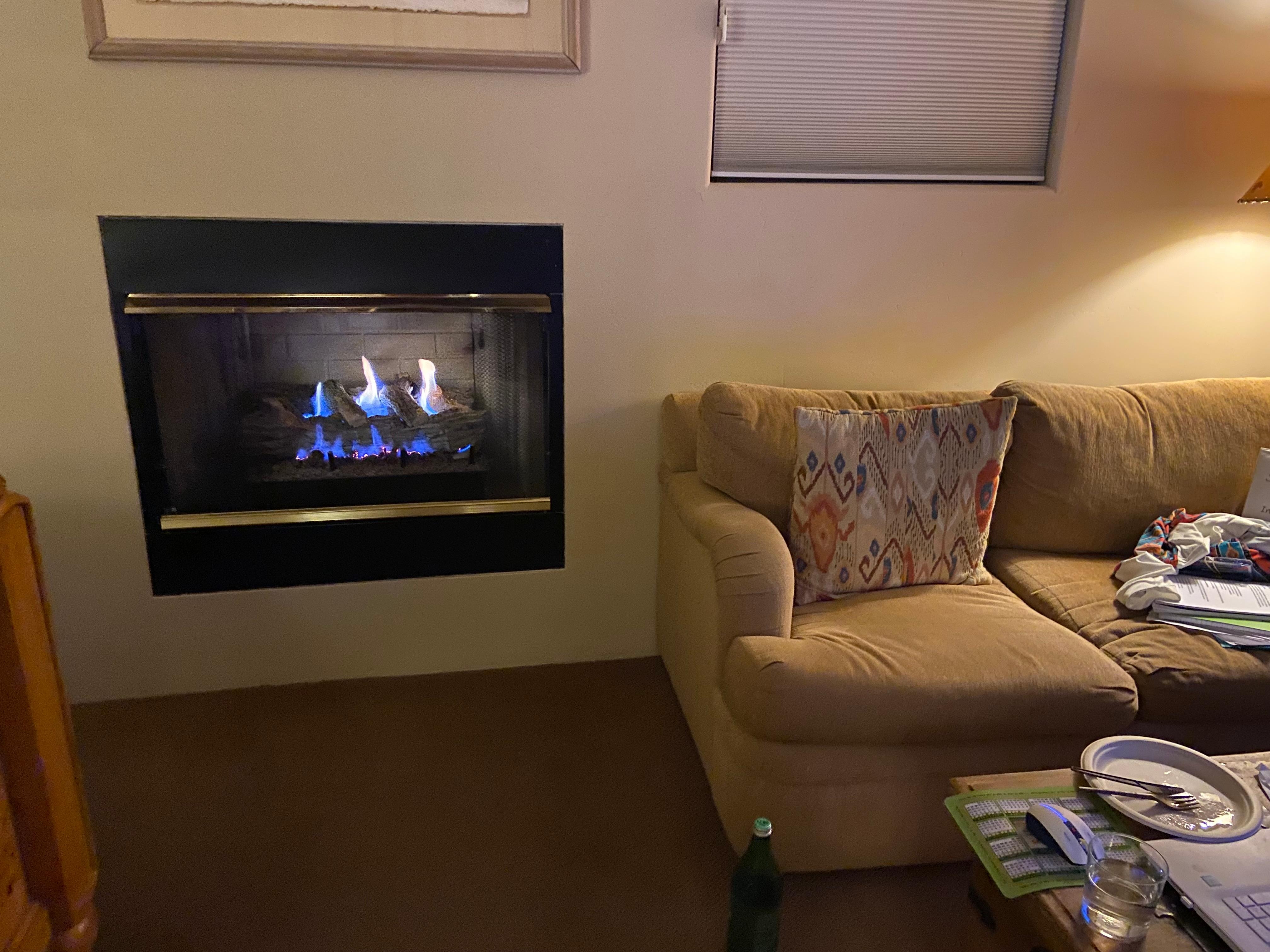 Fireplace in the toom