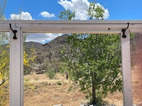 The view from the outdoor hot tub!