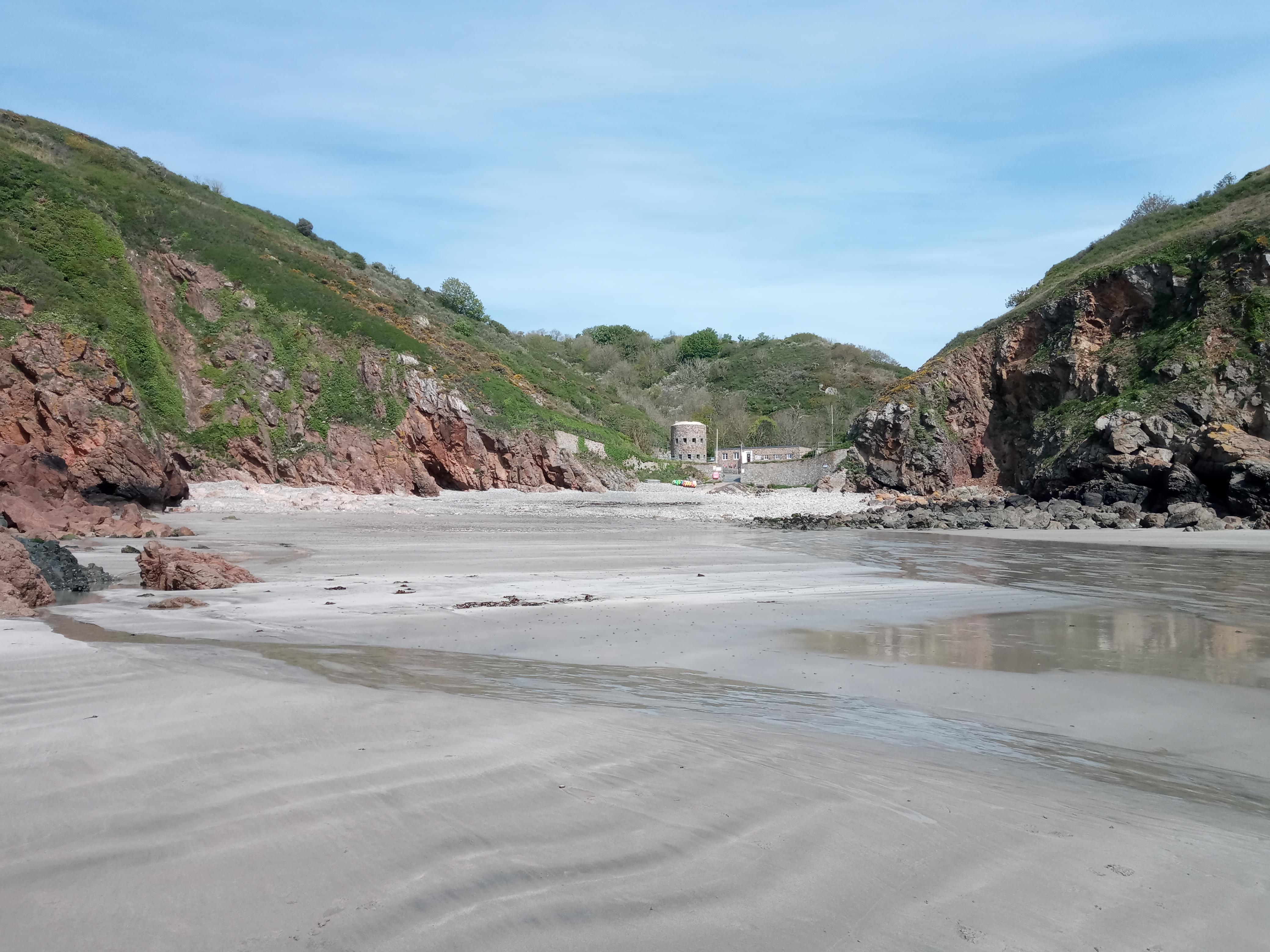 Petit Bot bay, about a 20 minute walk from the hotel.