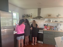 Kitchen was very large