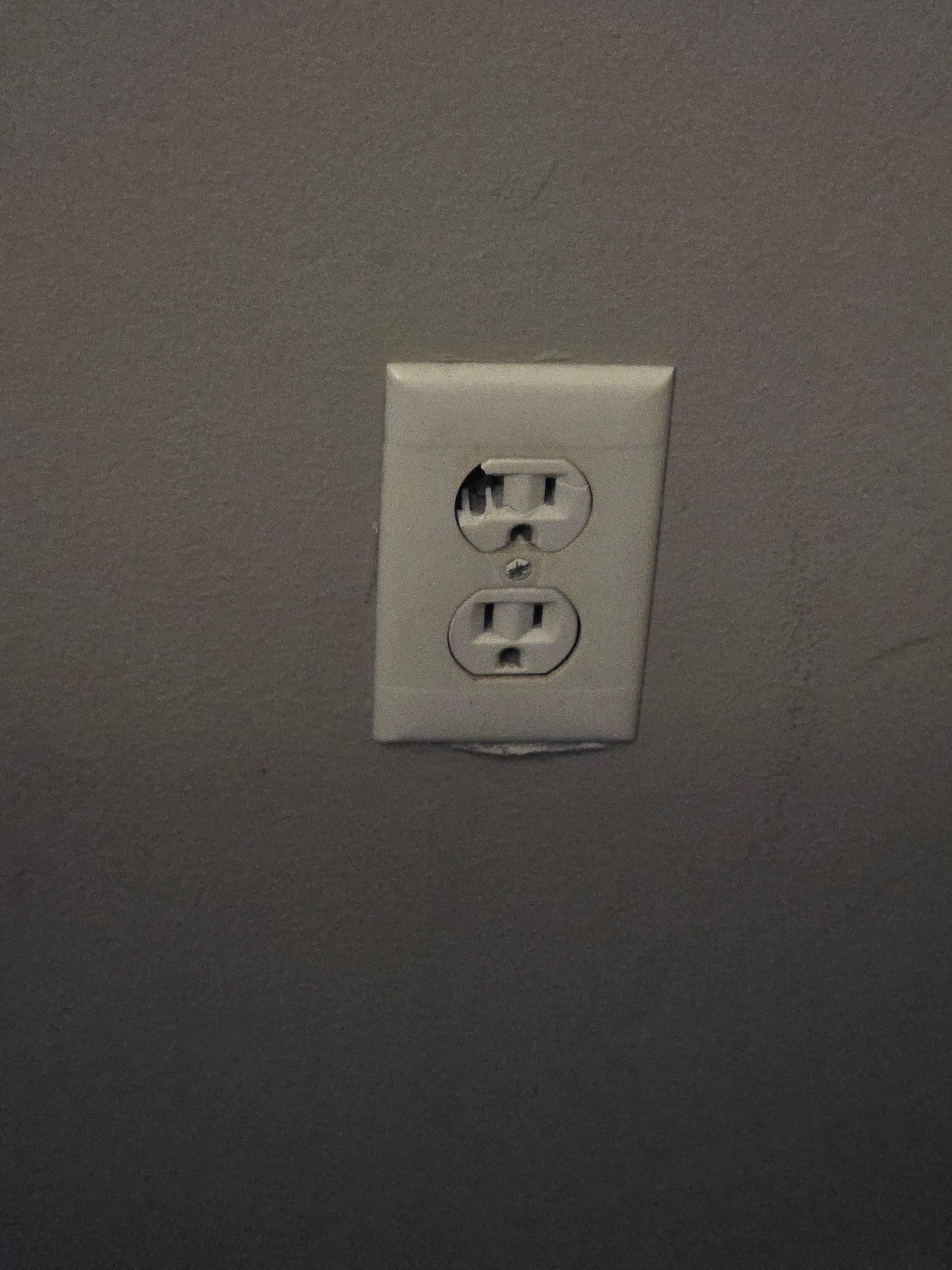 Broken outlets