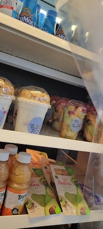 Starbucks coffee and quick breakfast items available on property.