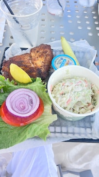 Lunch at the resort. Grouper was delicious.