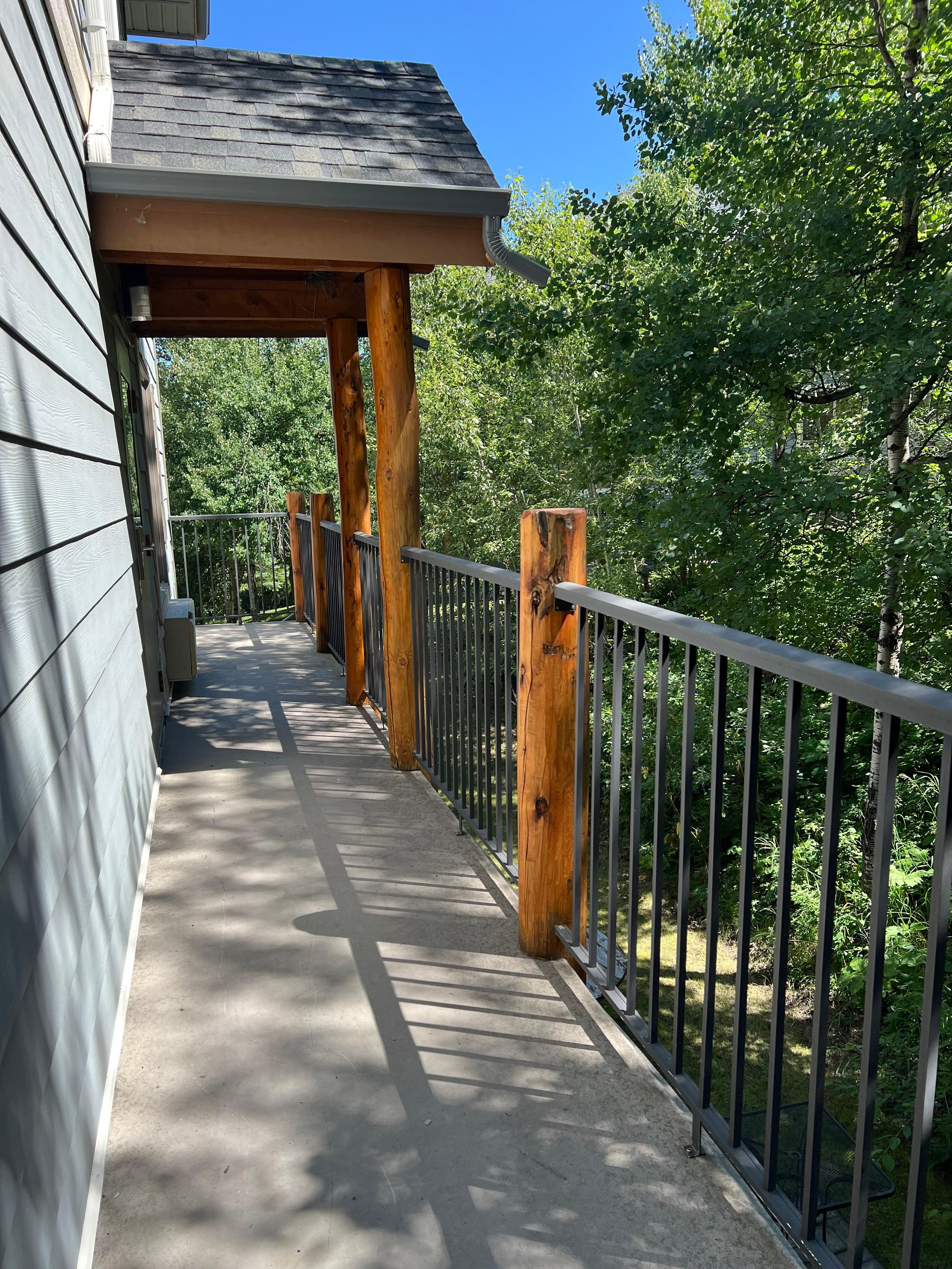 Balcony from top floor