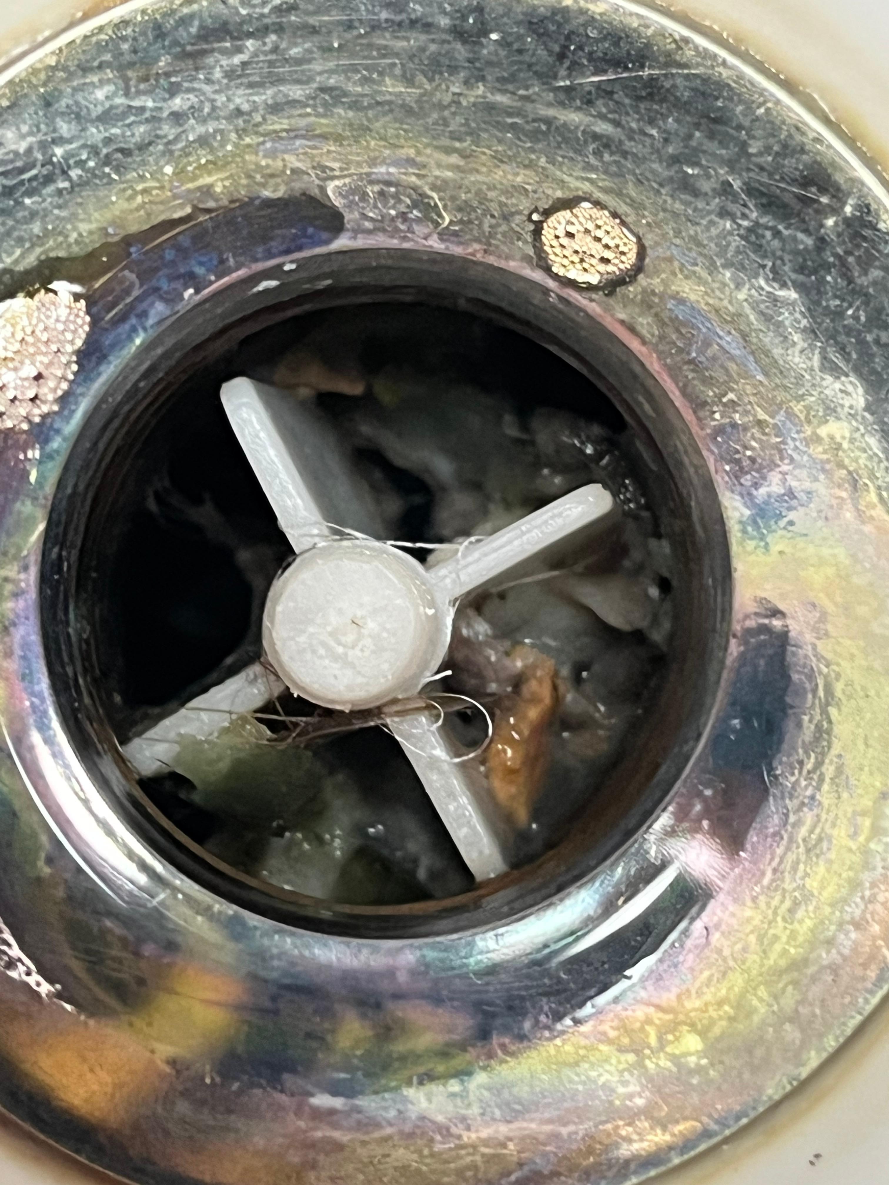 The drain in the bathroom sink . Smelled of sewage. How hard is it to clean.