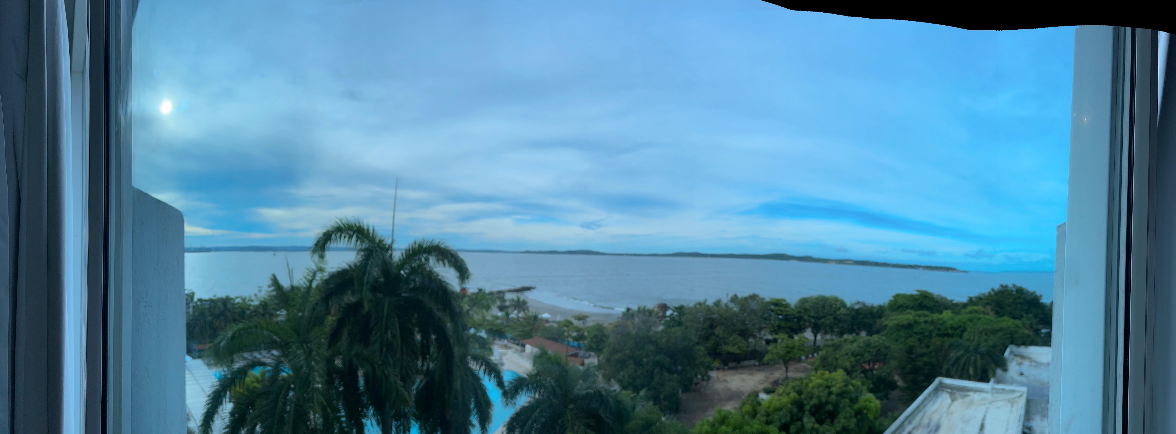 Ocean view from room - Panoramic 
