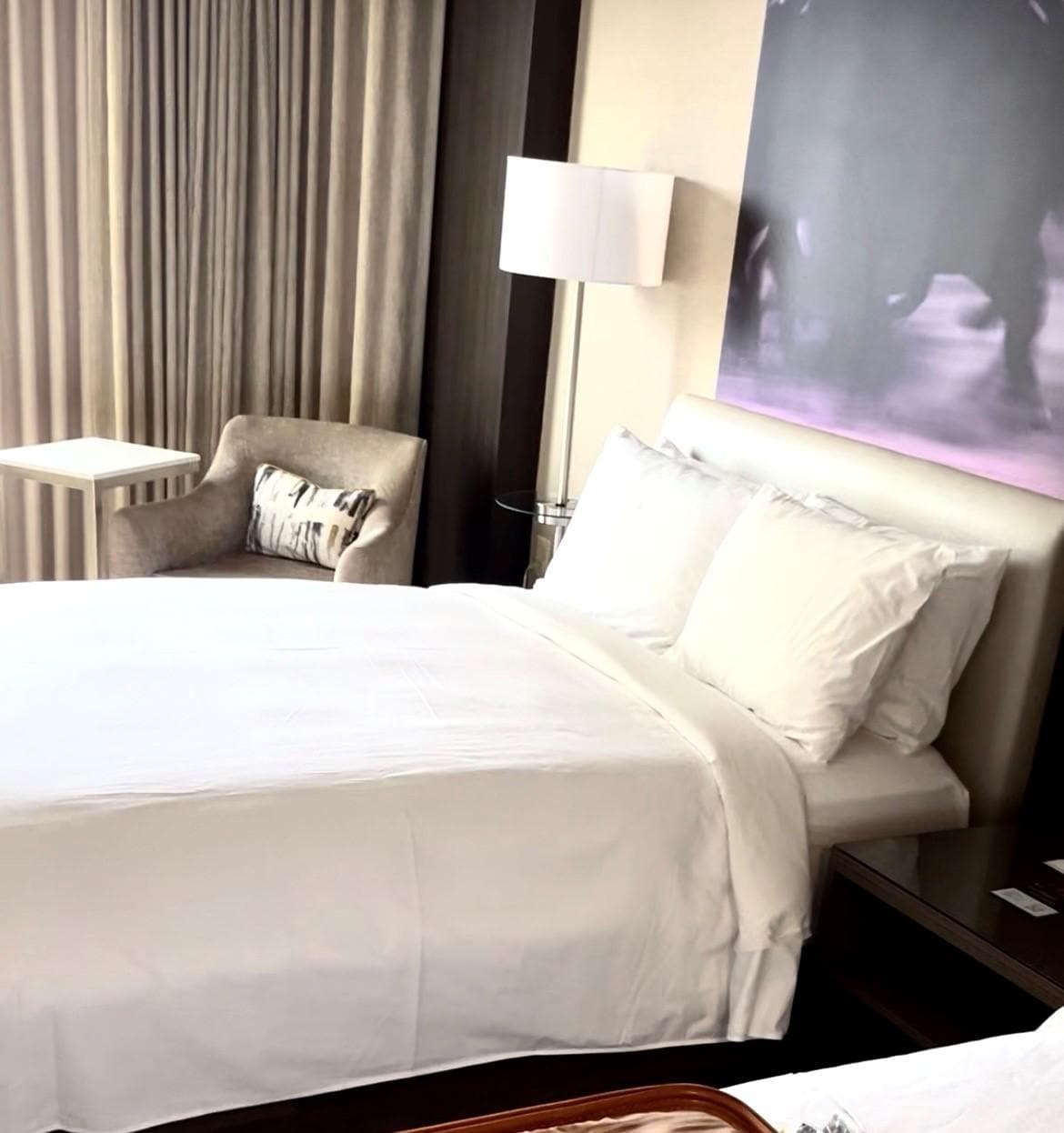 This was my king sized bed ... NOT