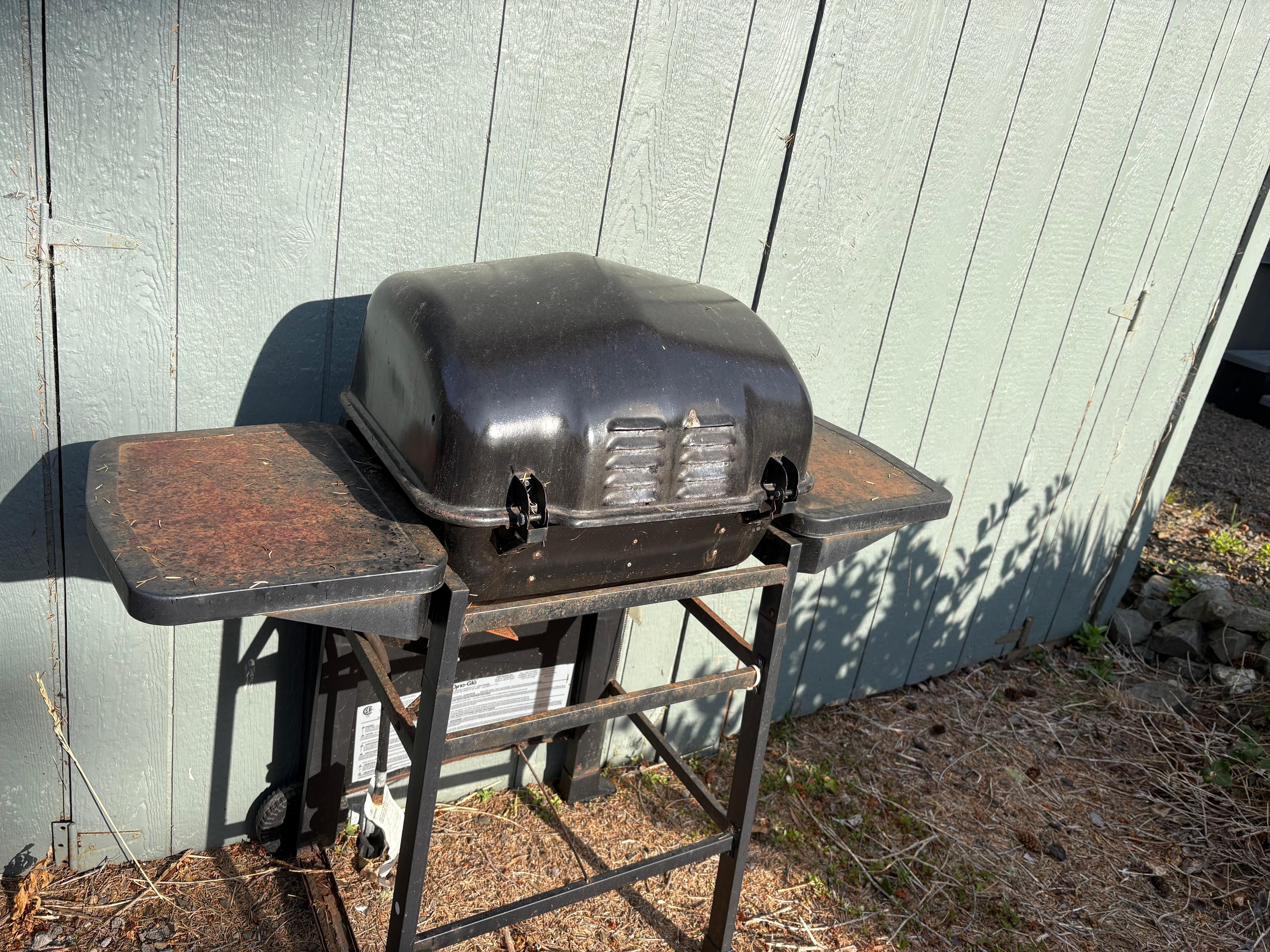 Old, rusted bbq