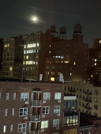 Buck moon from our window