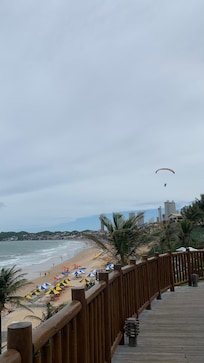 Vista da área da piscina