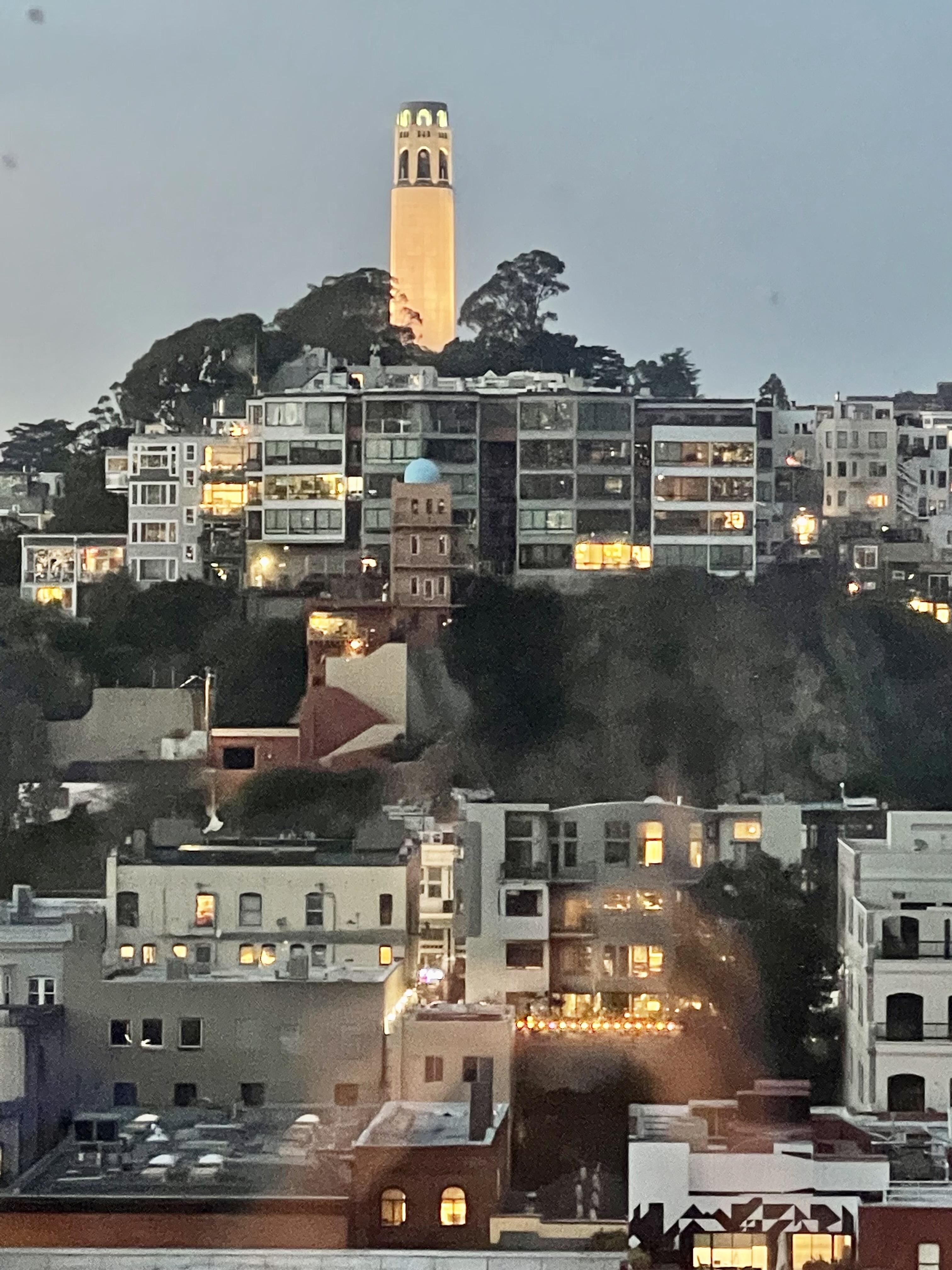 View at night