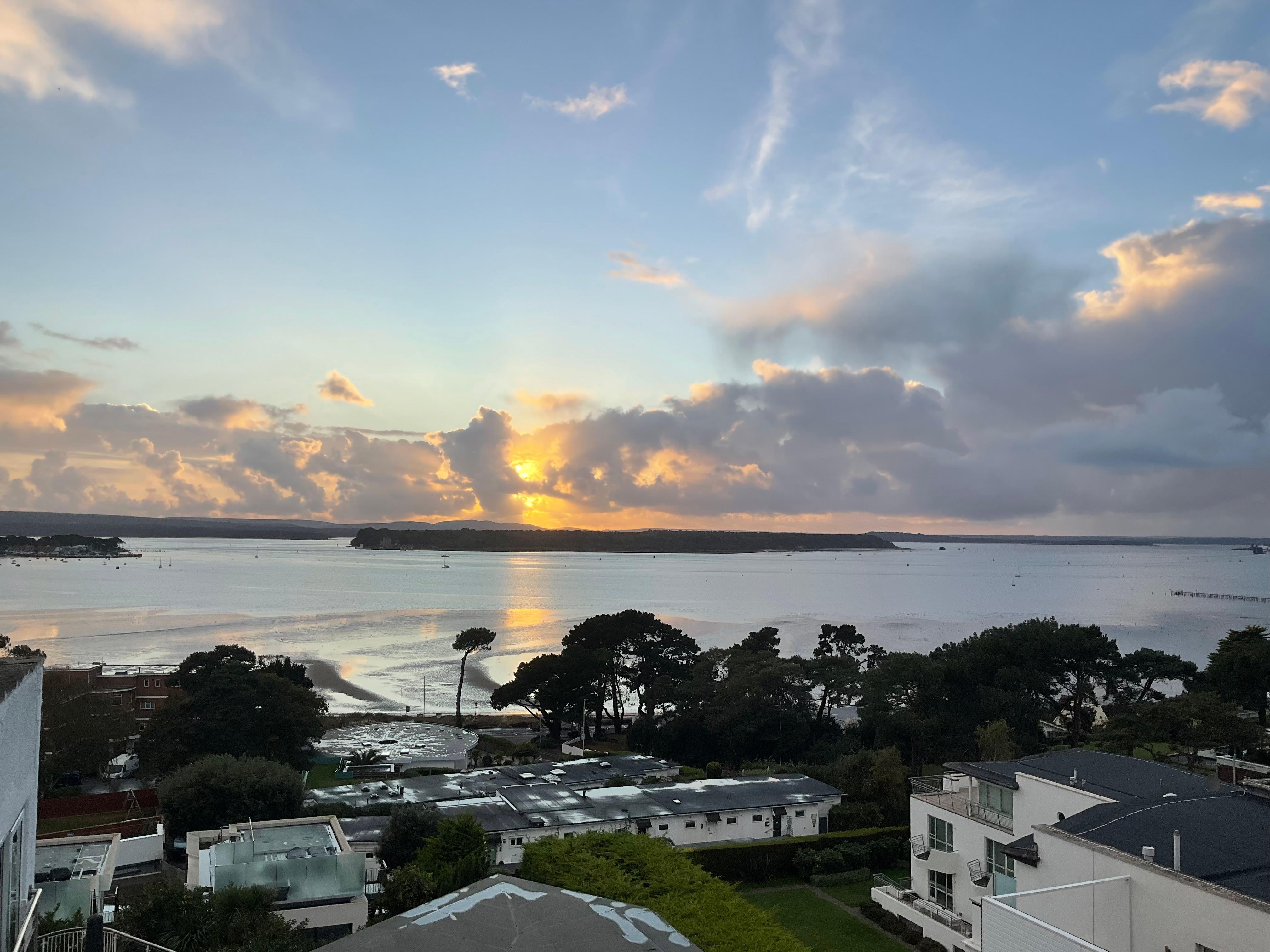 Lovely views of Poole harbour.