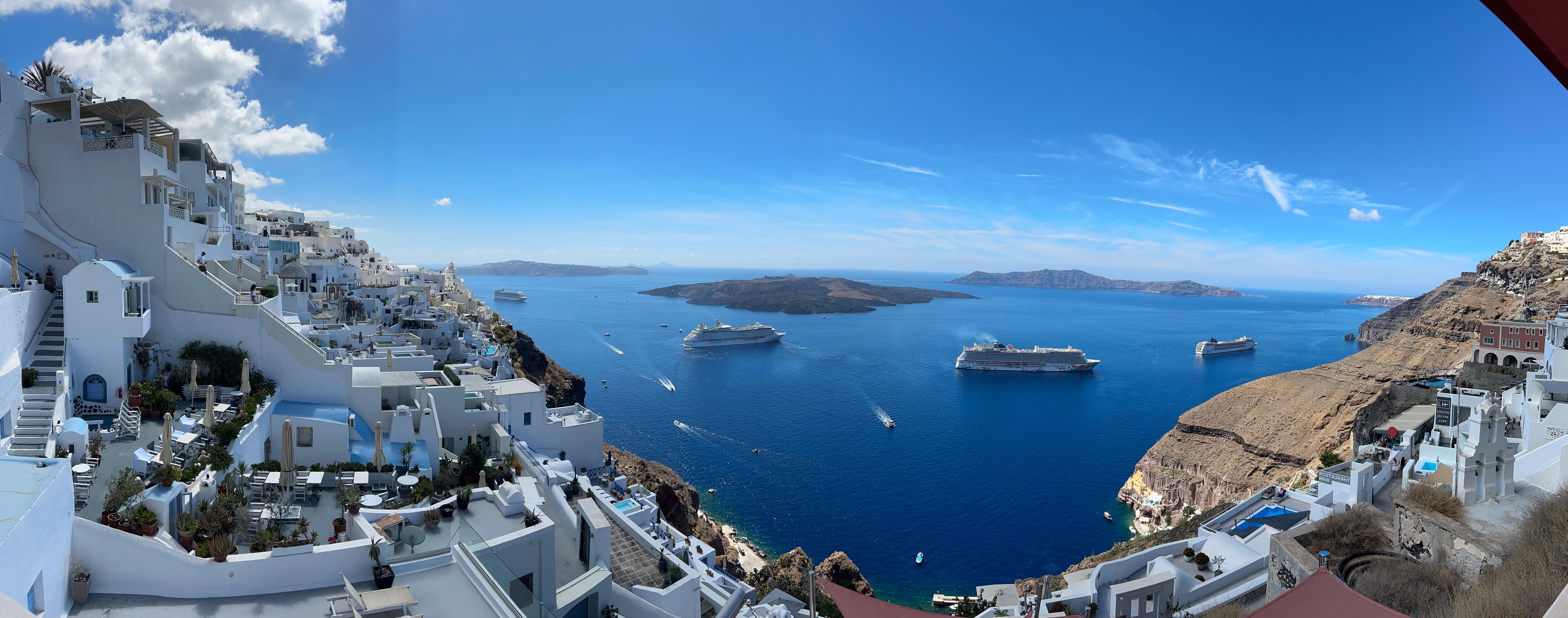 Panorama photo from balcony