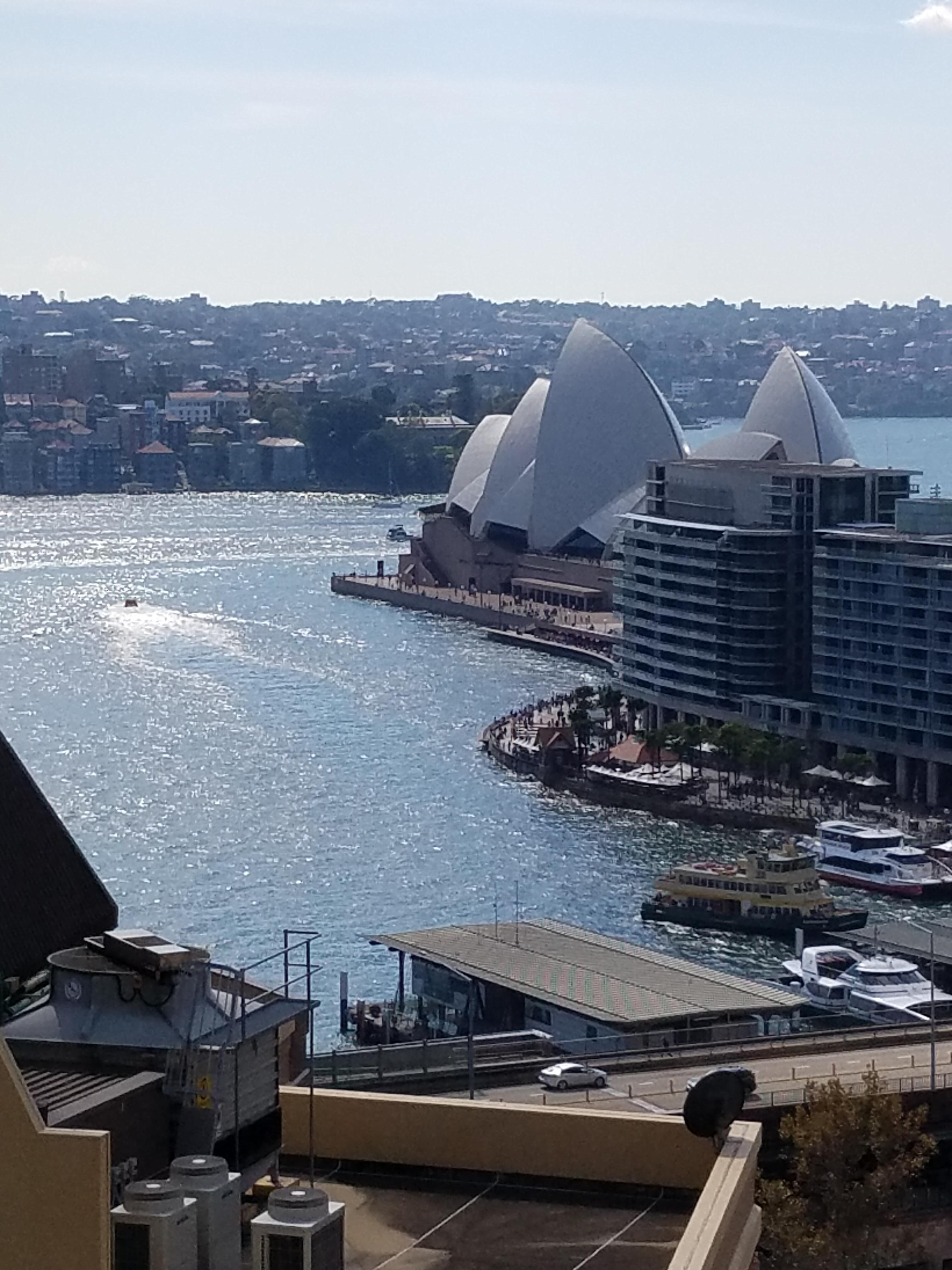 View from our room 1903