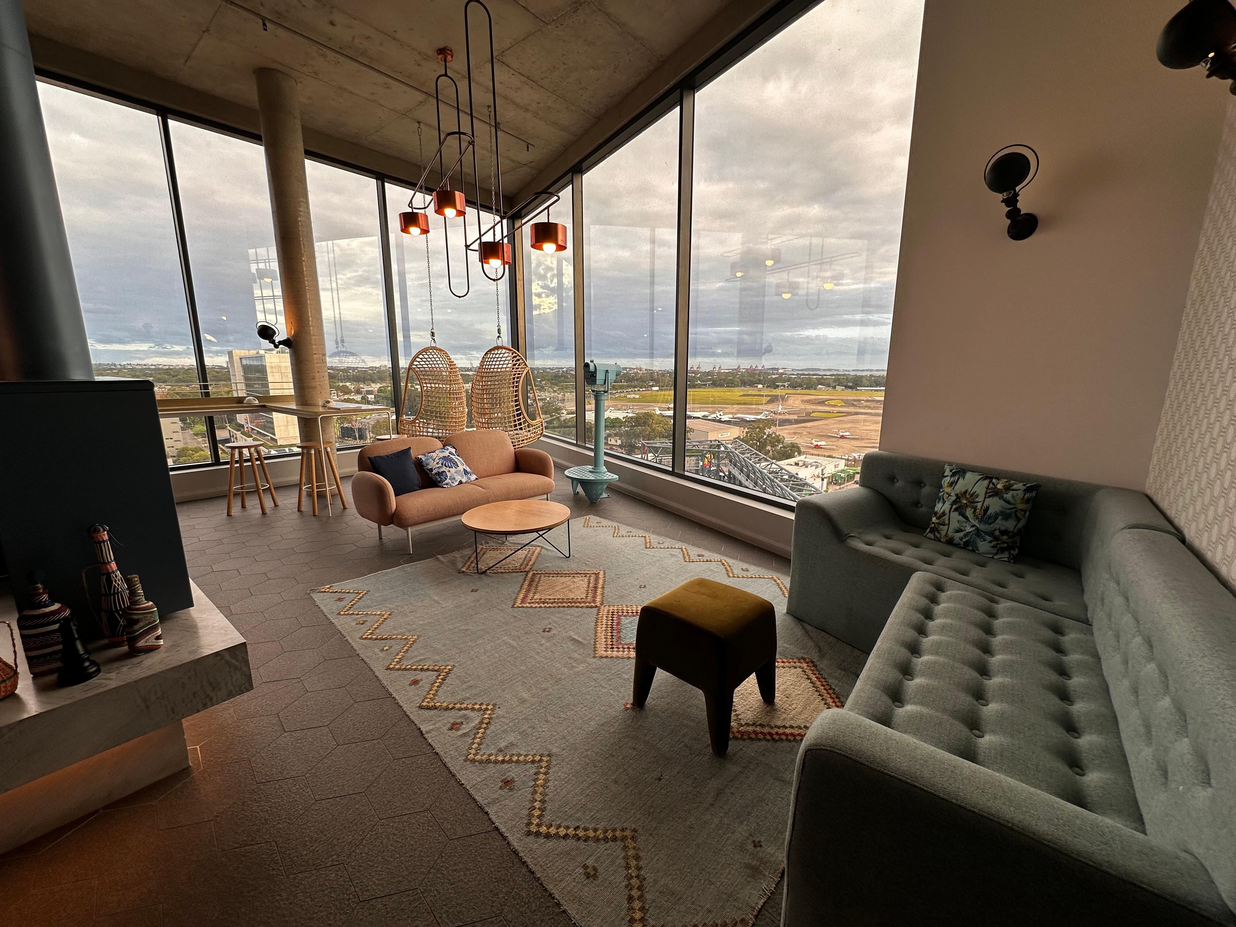 Lounge area (behind reception)