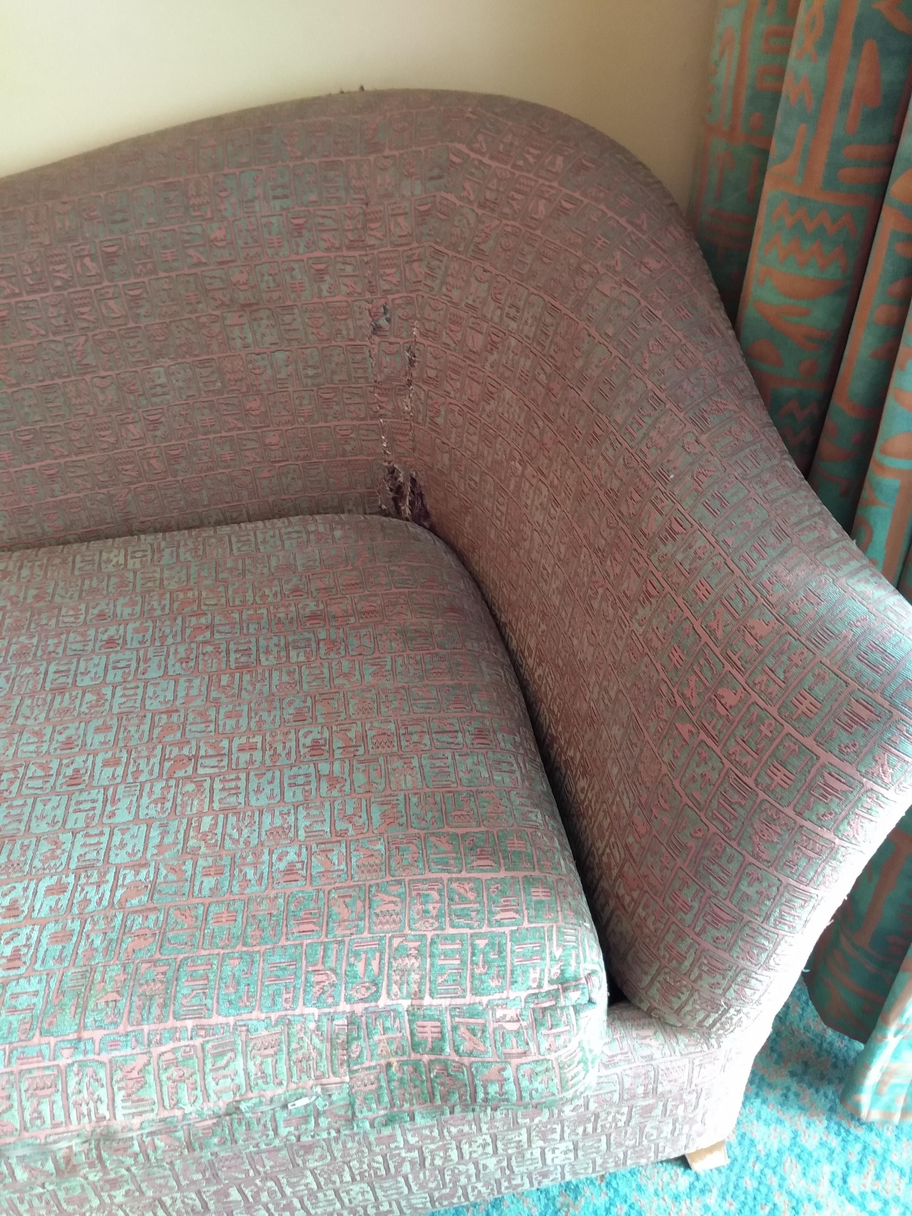 Tattered sofa