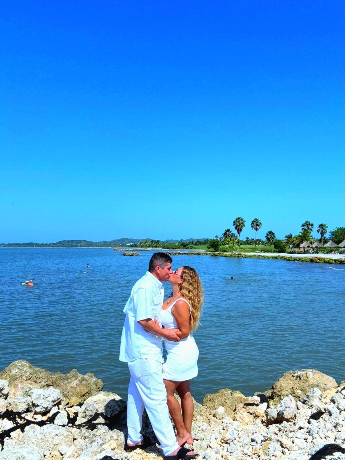 Escolleras de la playa 