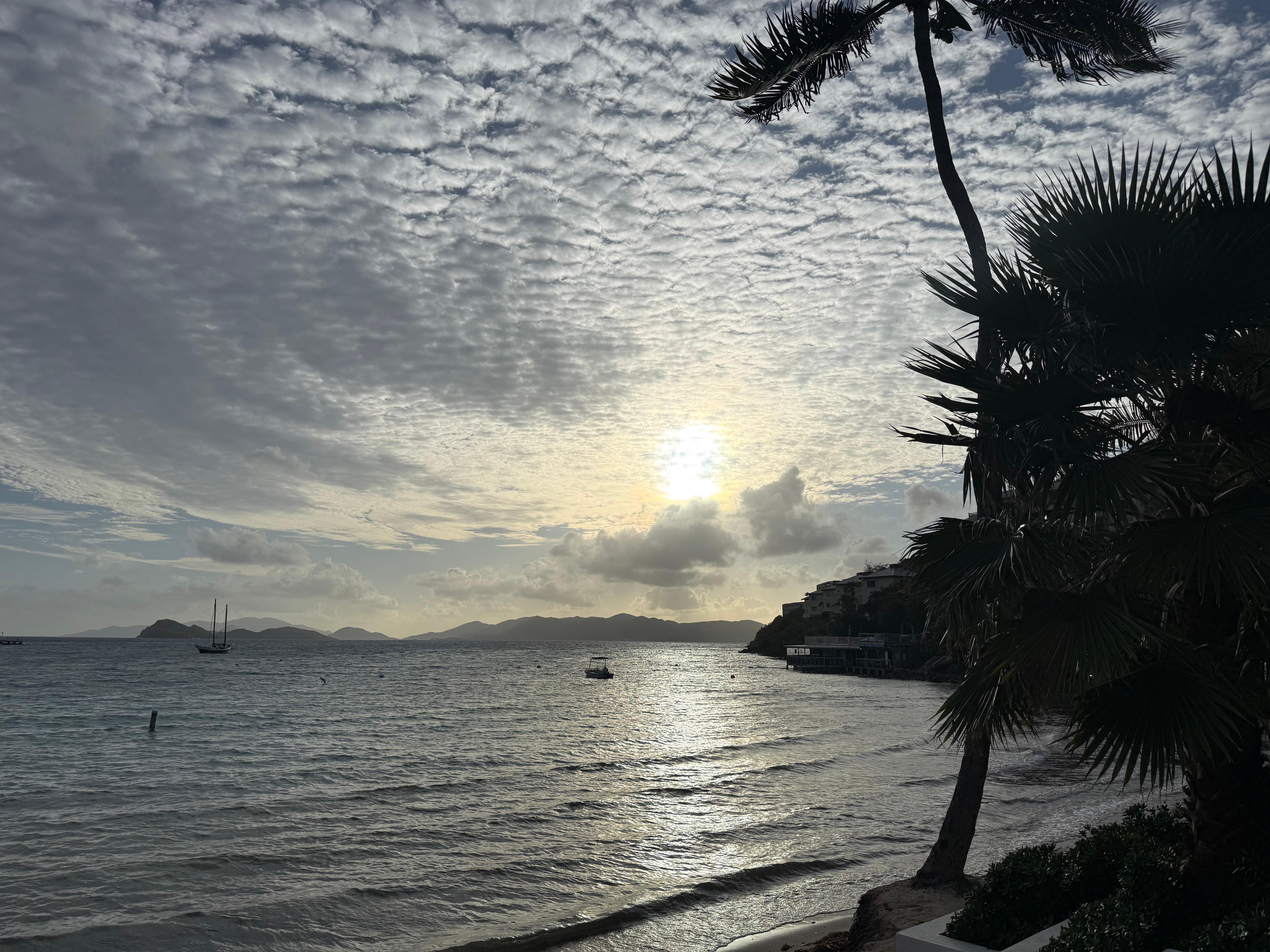 Morning views from the beach front 