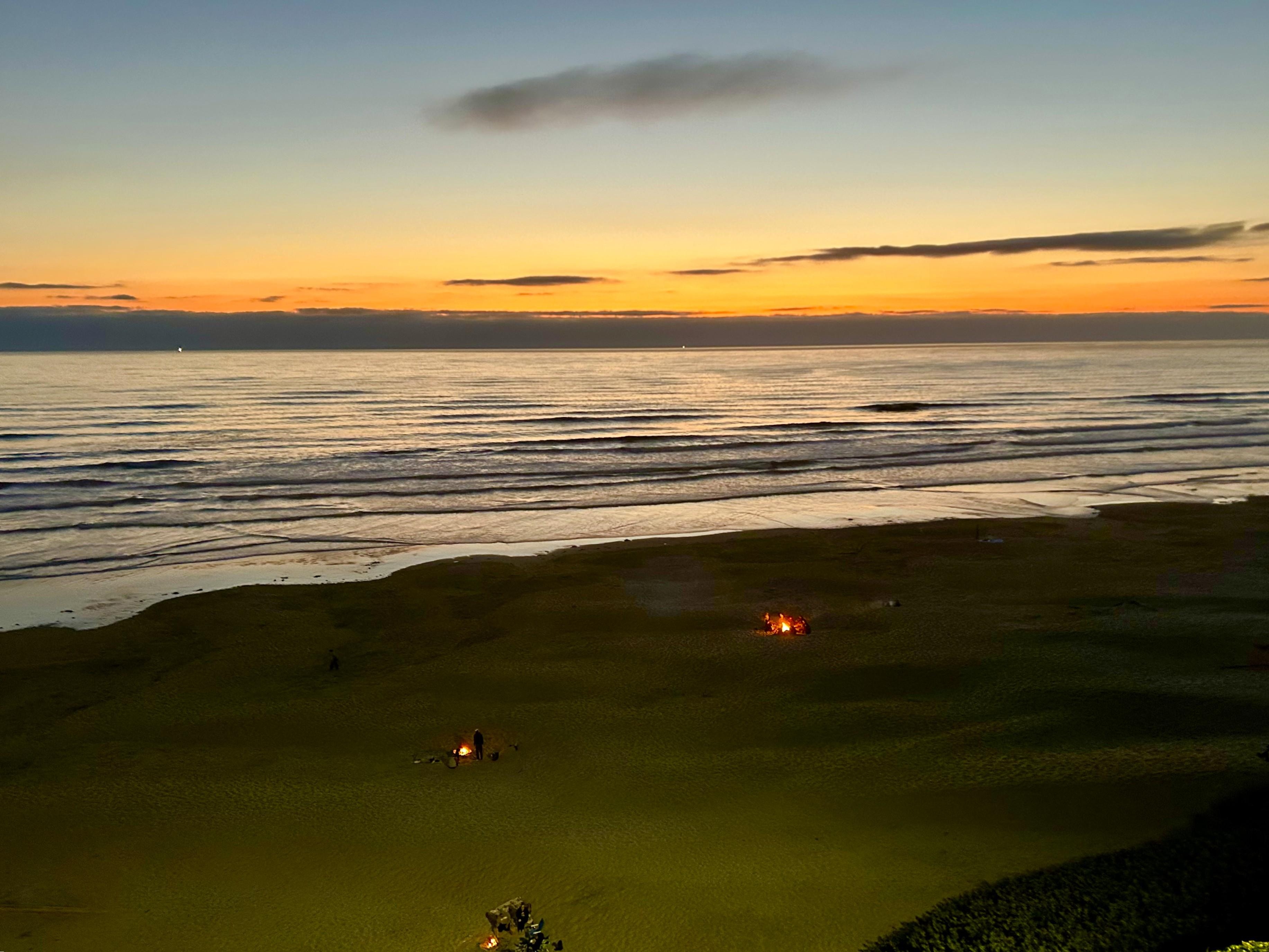 View from condo at night