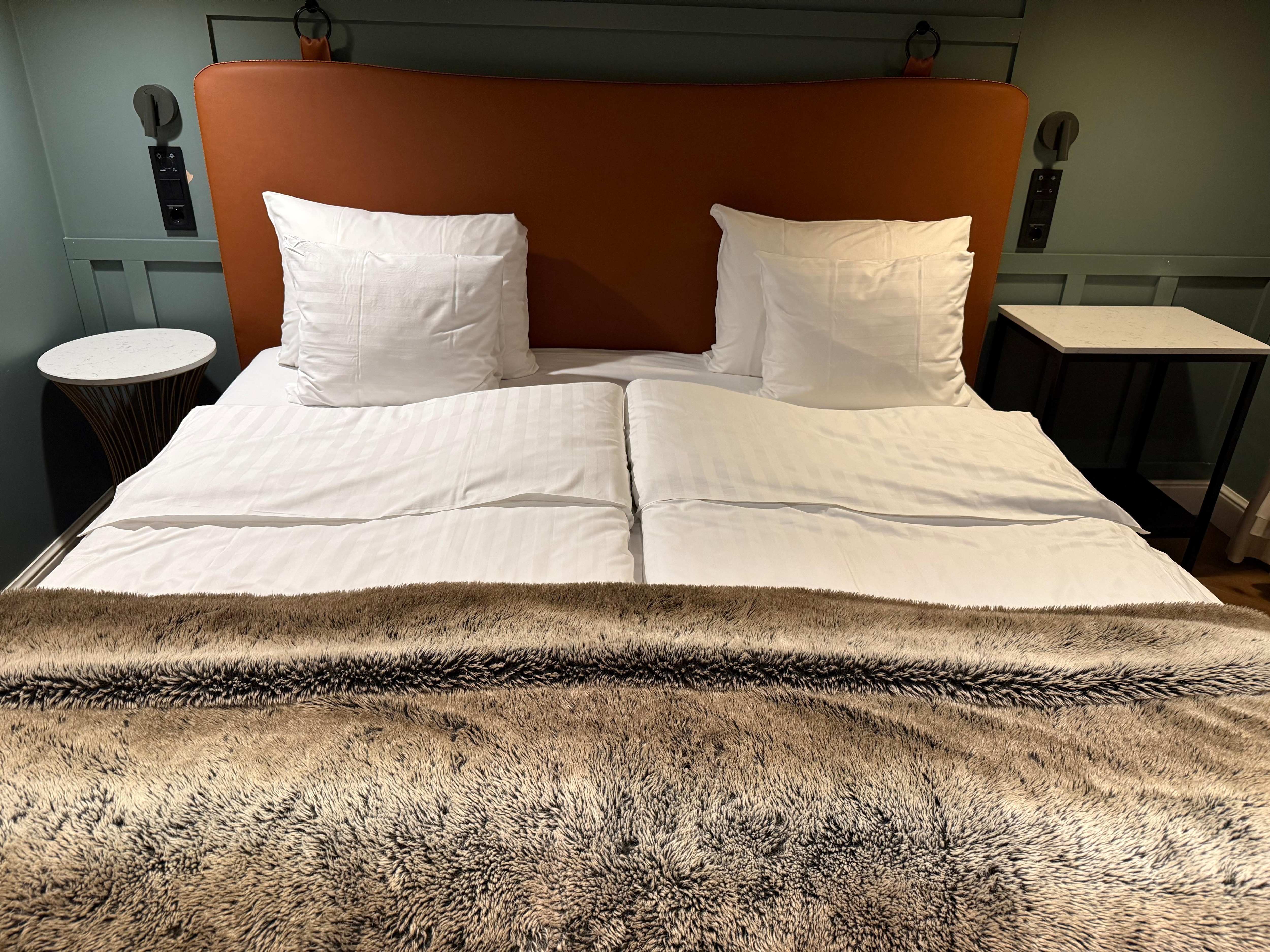 A very comfortable bed 