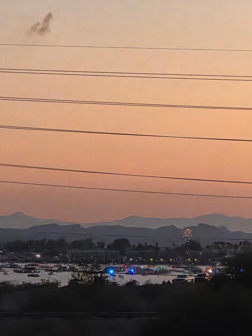 View from roof top deck. 