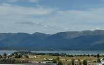 View of Flathead Lake from our room #200.