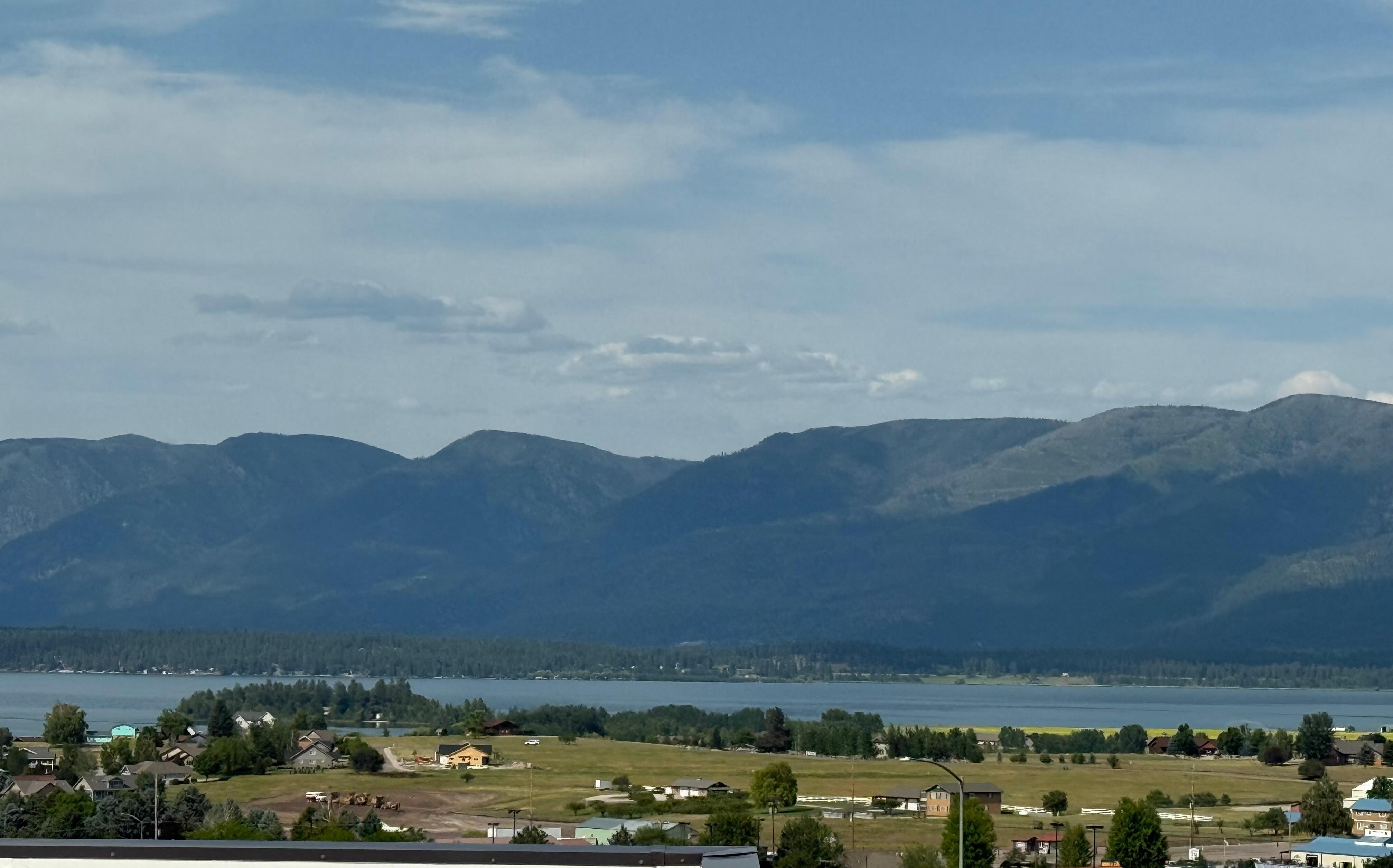 View of Flathead Lake from our room #200.