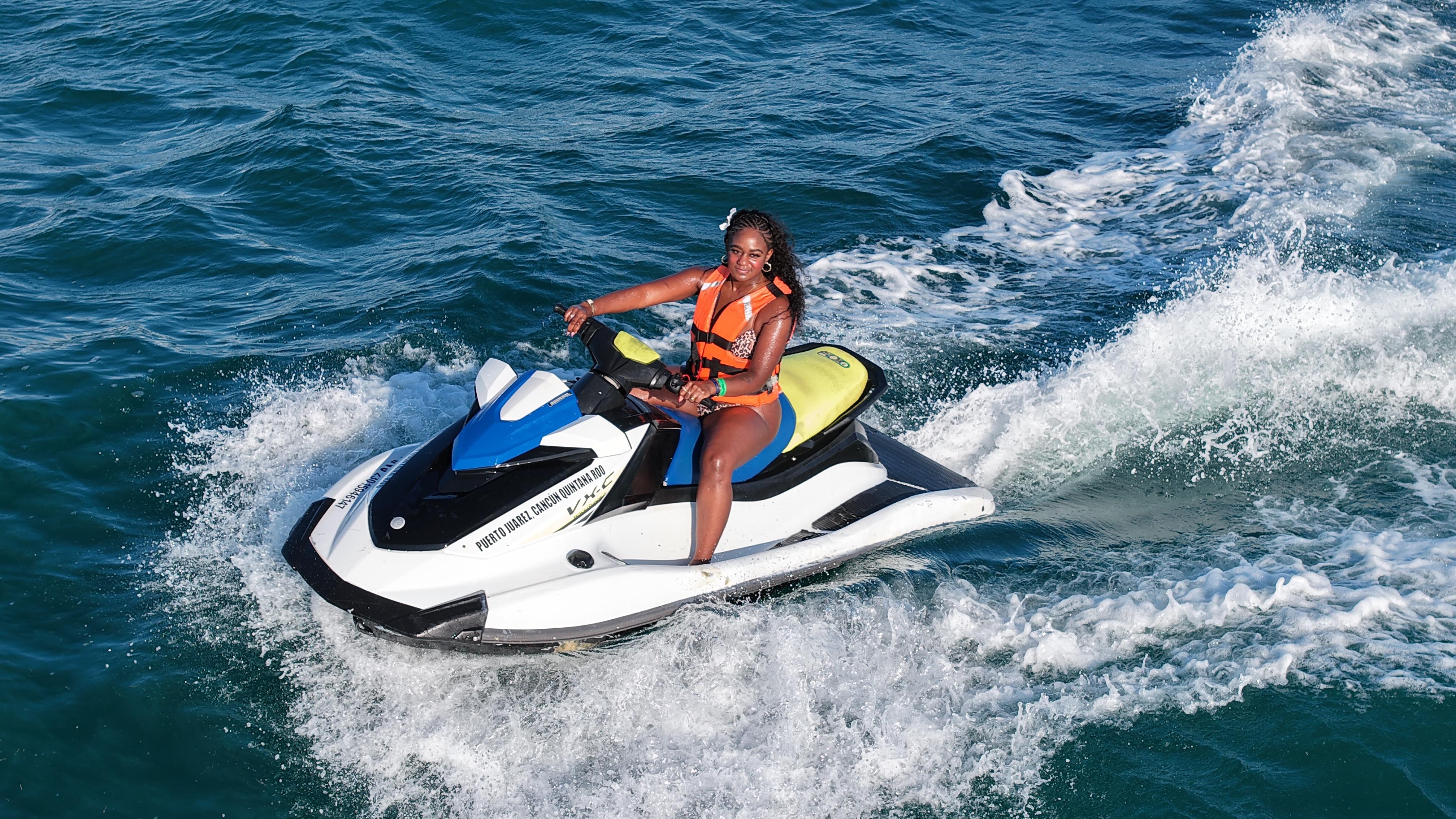 Jet ski on resort
