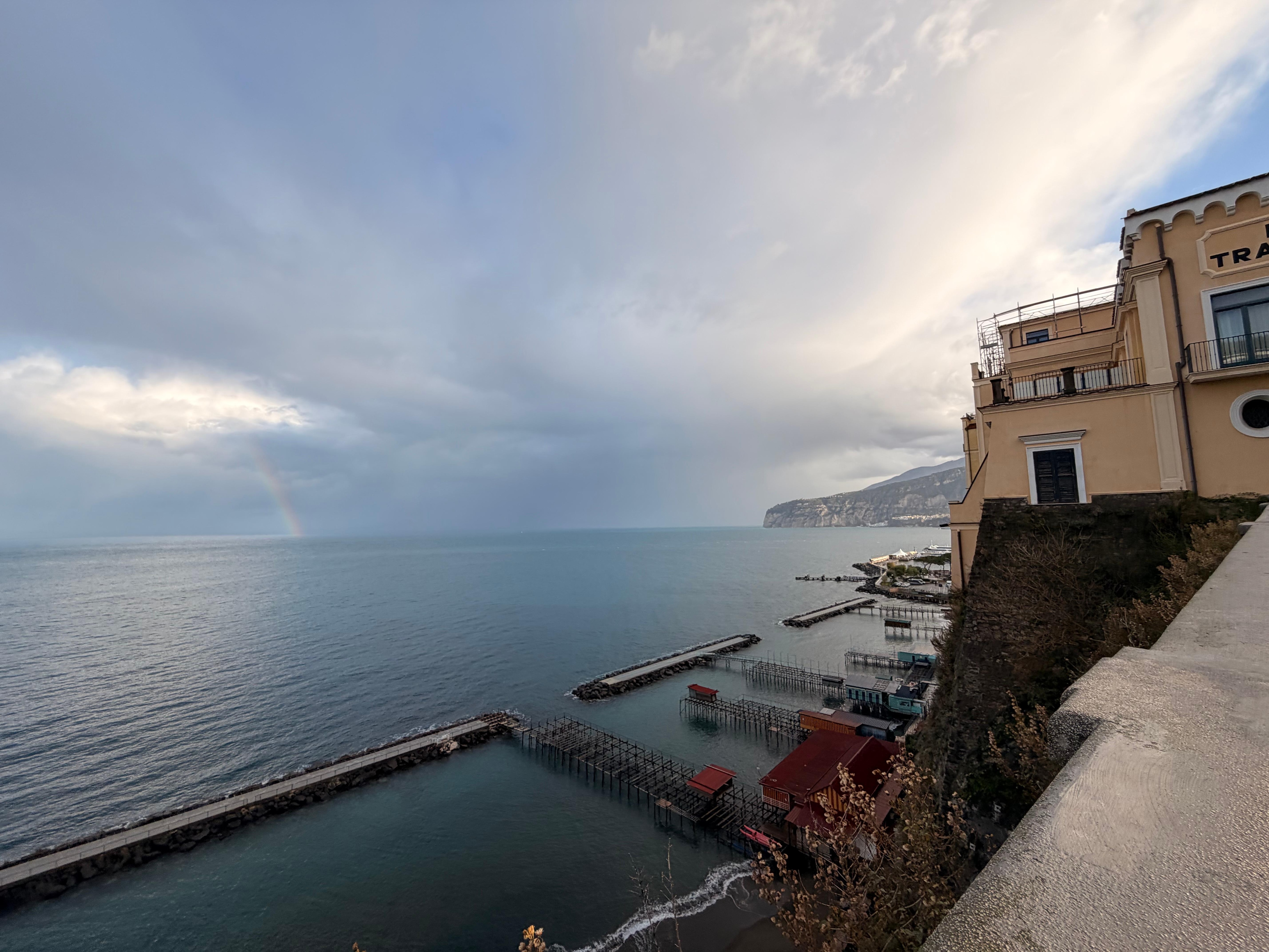 View from breakfast terrace 