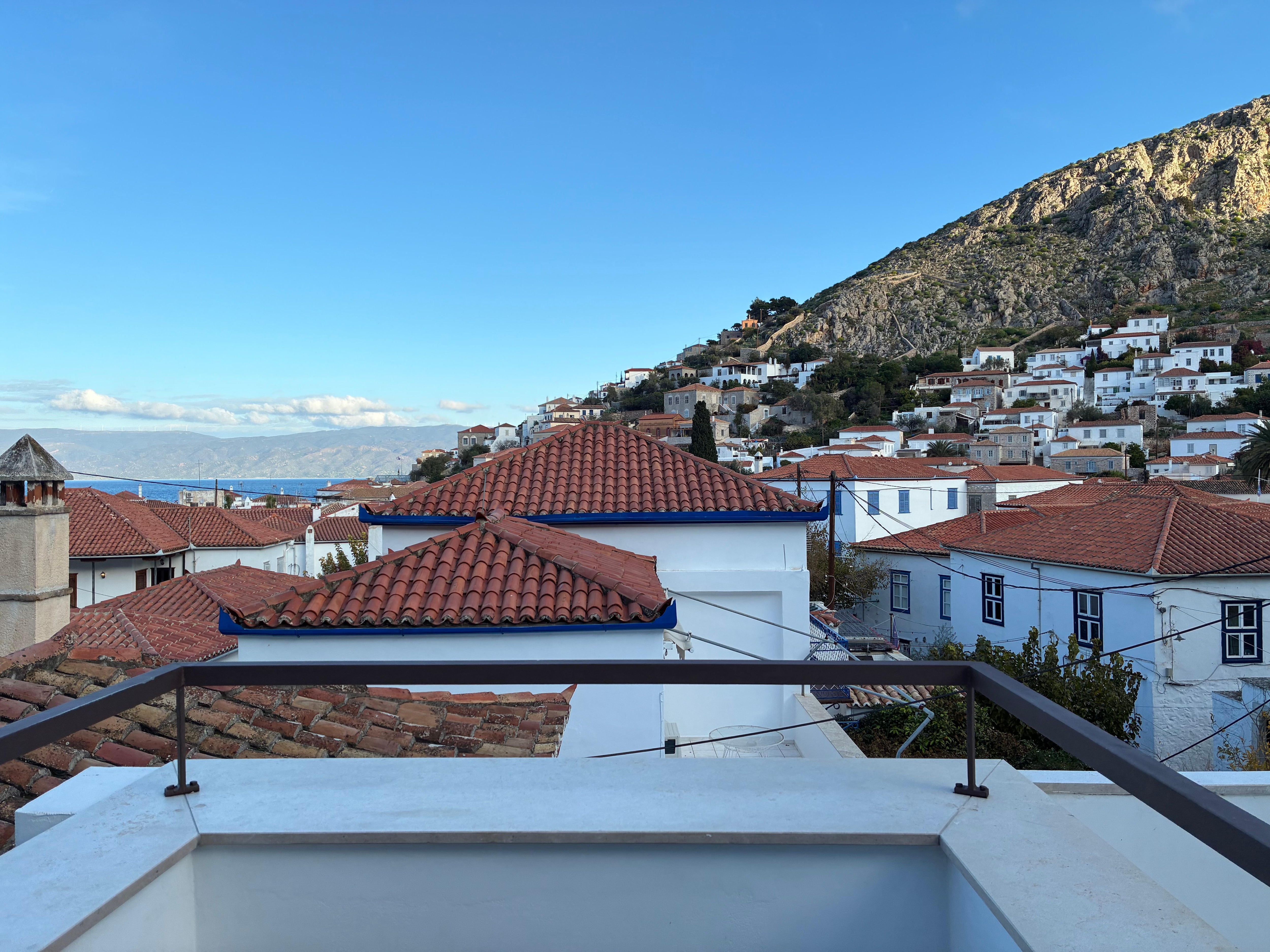 View from the balcony. 