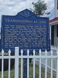 Fenwick Lighthouse, right at the Maryland state line