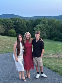Family time enjoying the grounds
