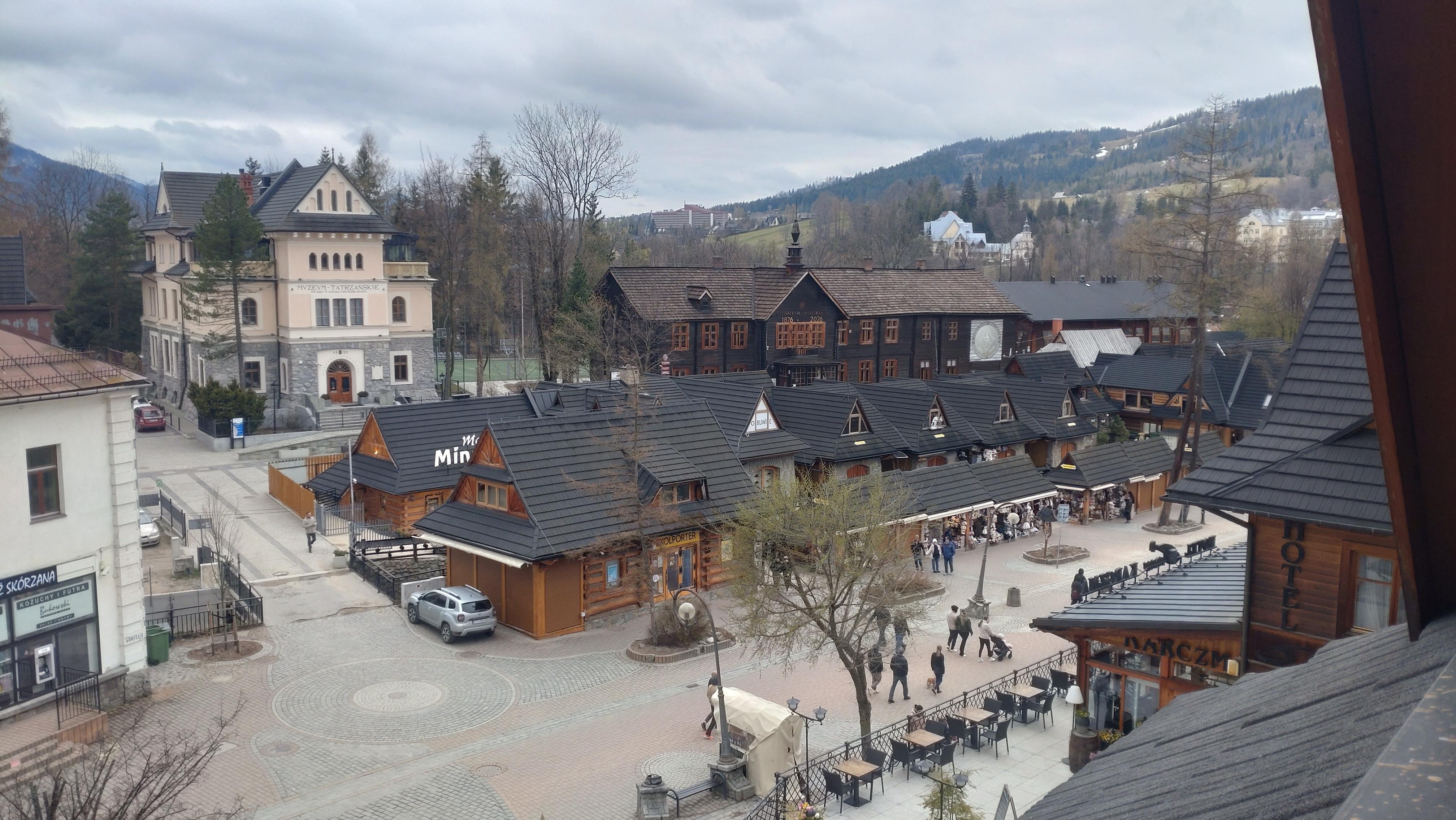 Utsikten fra hotellrommet 