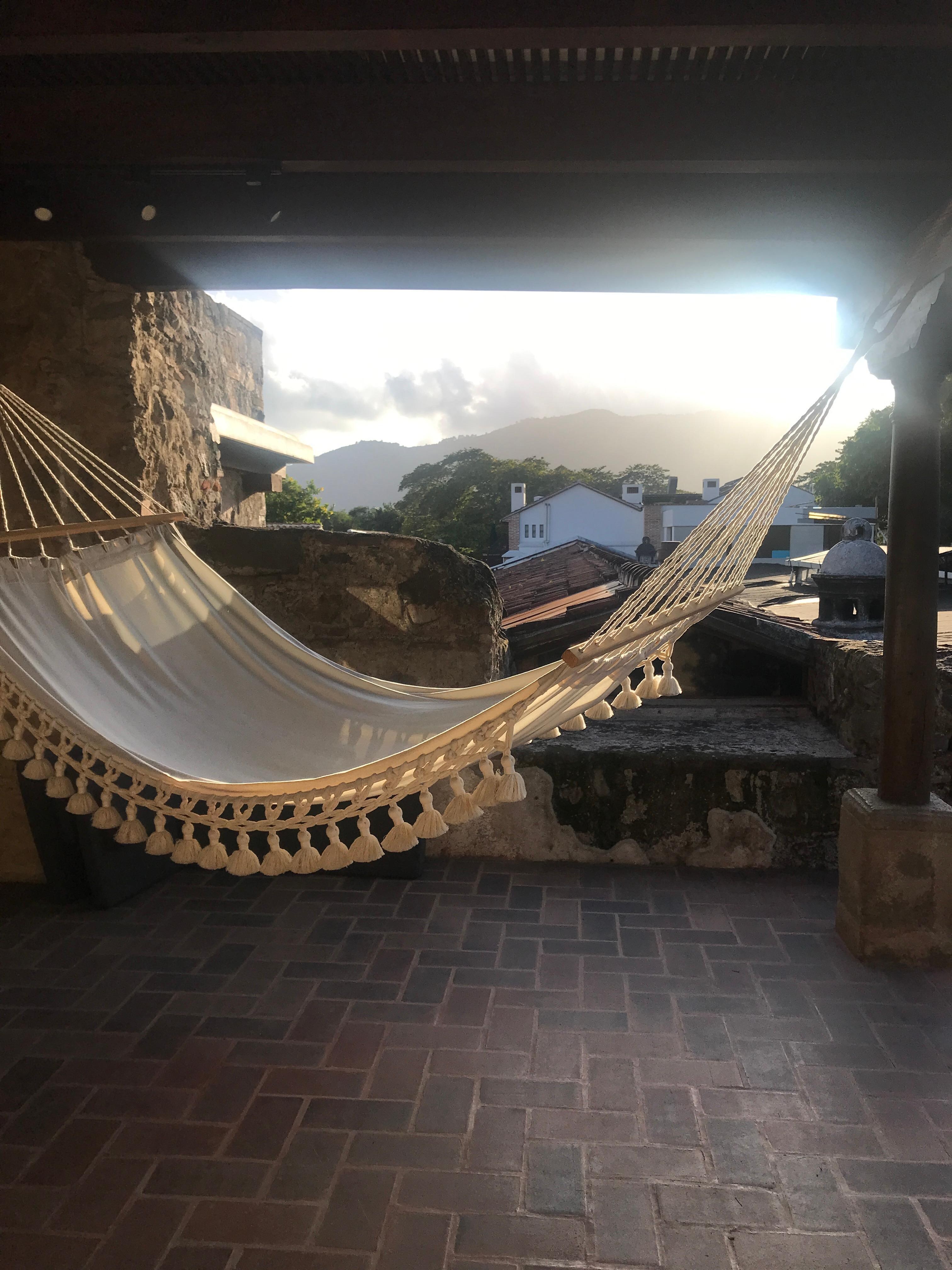 Hammock on deck