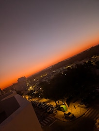 Sunset from balcony