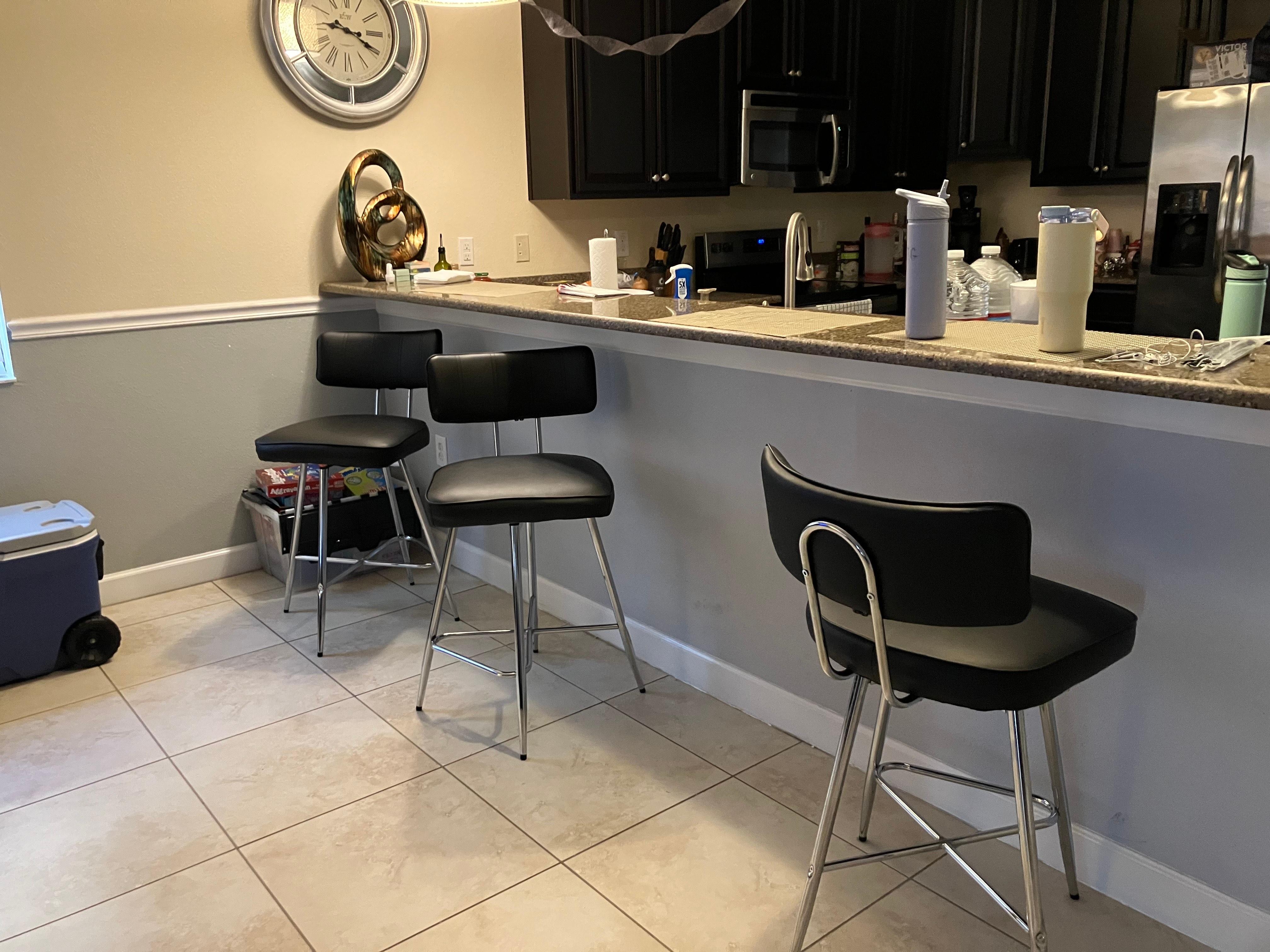 2 missing barstools