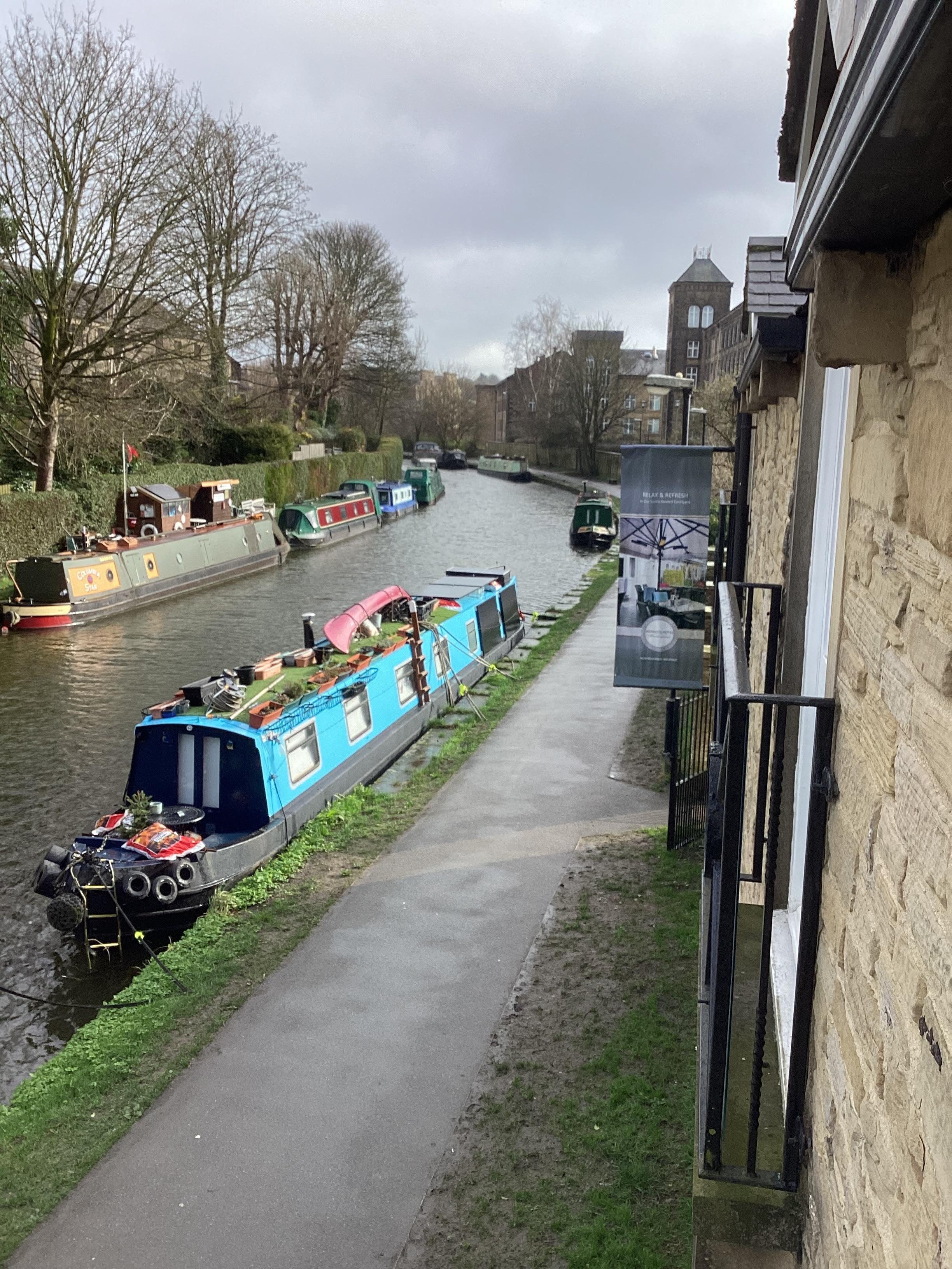 Looking towards town.