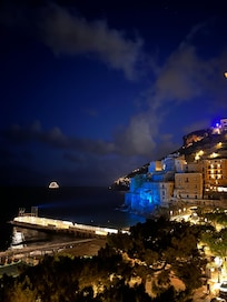 night view from balcony